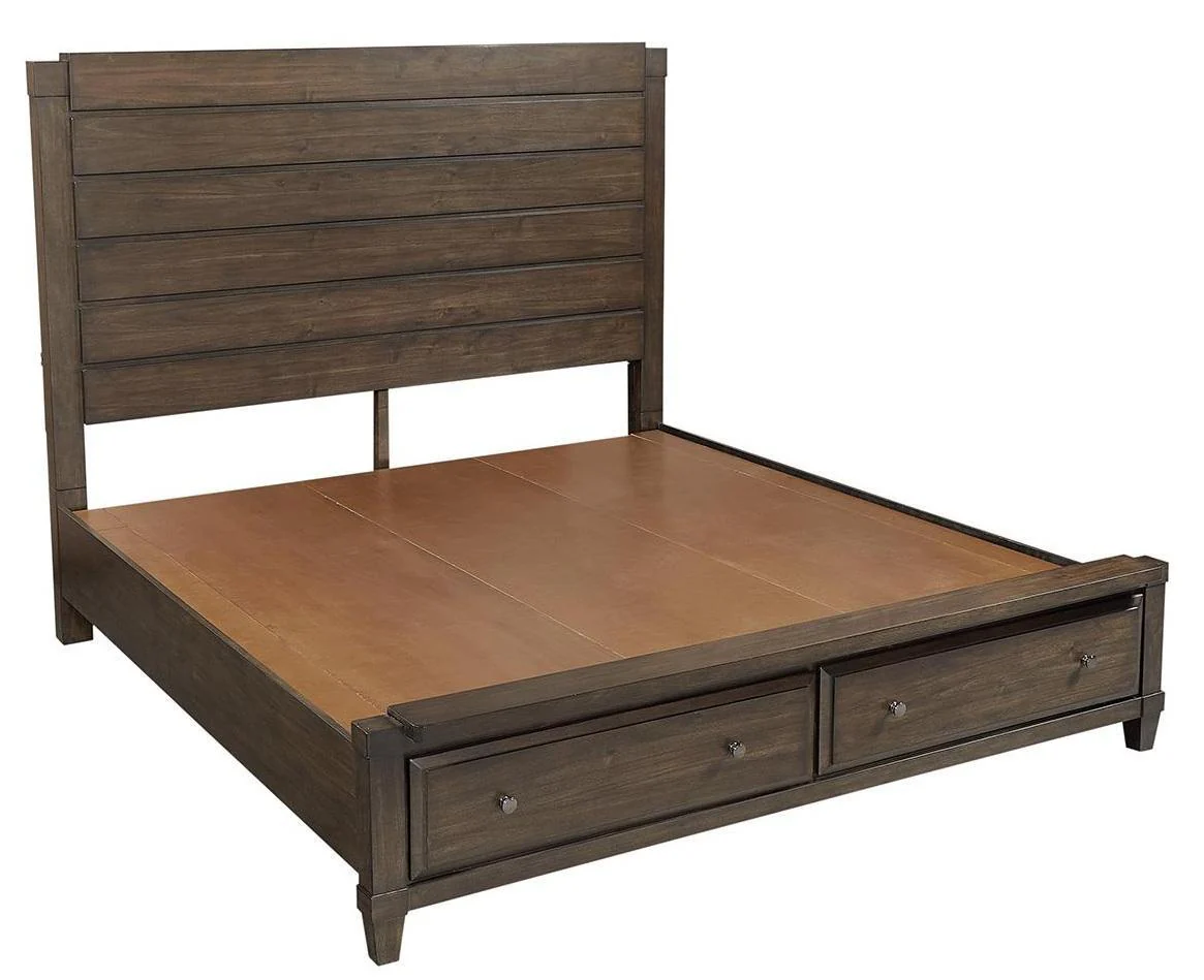 Aspenhome Easton Queen Storage Bed in Burnt Umber - Image 3
