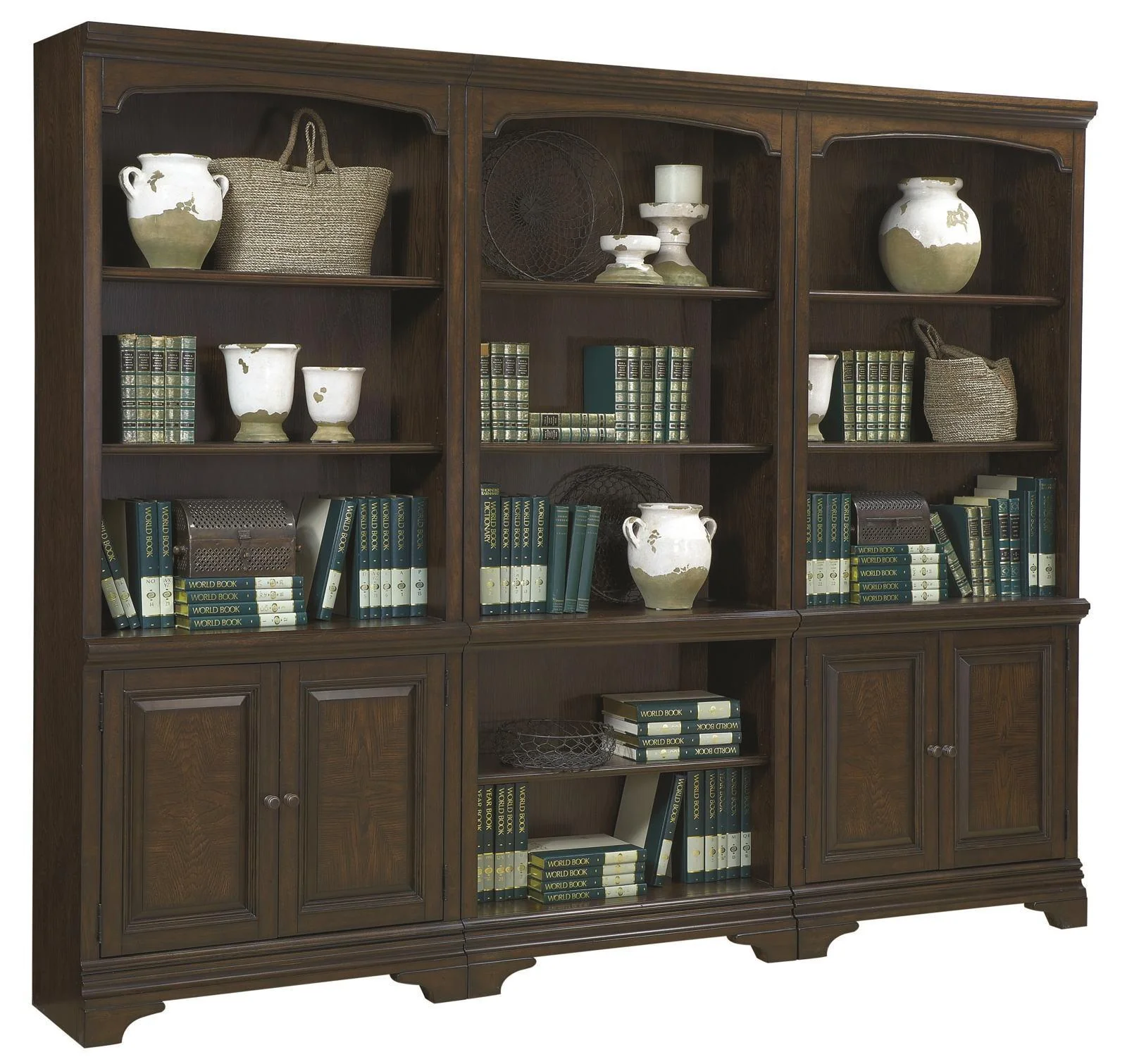Aspenhome Essex Door Bookcase in Molasses Brown - Image 3