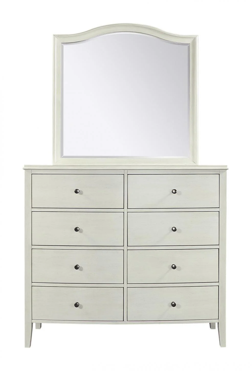 Aspenhome Furniture Charlotte Landscape Mirror in White - Image 2