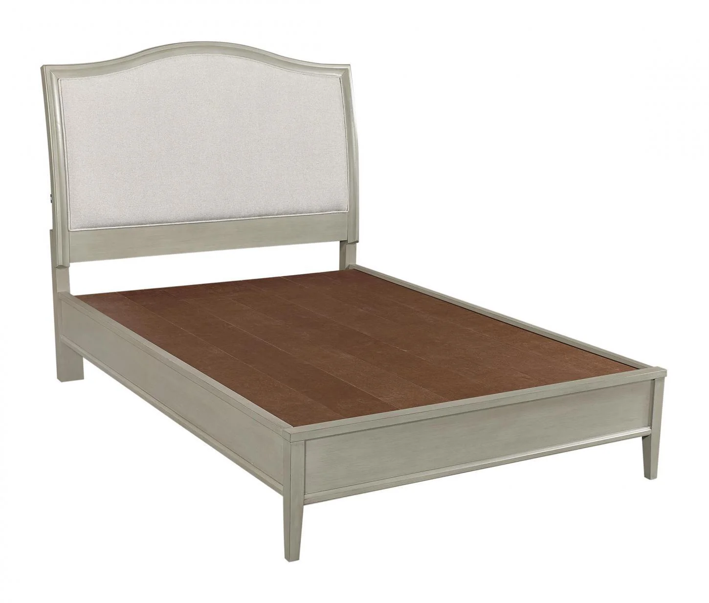 Aspenhome Furniture Charlotte Queen Upholstered Sleigh Bed in Shale - Image 2