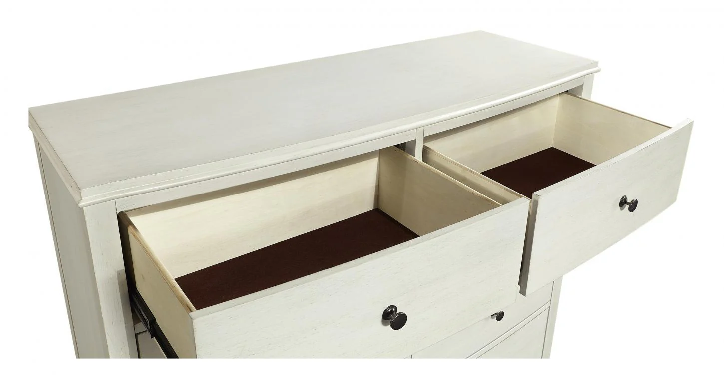 Aspenhome Furniture Charlotte Tall Chesser in White - Image 2