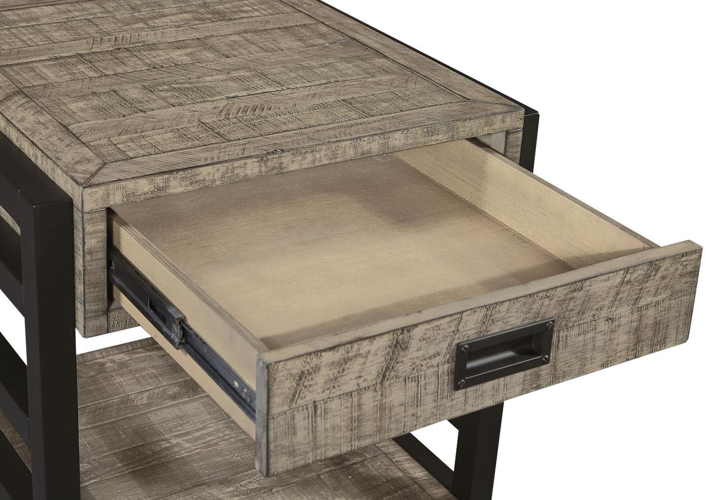 Aspenhome Furniture Grayson End Table in Cinder Grey - Image 2