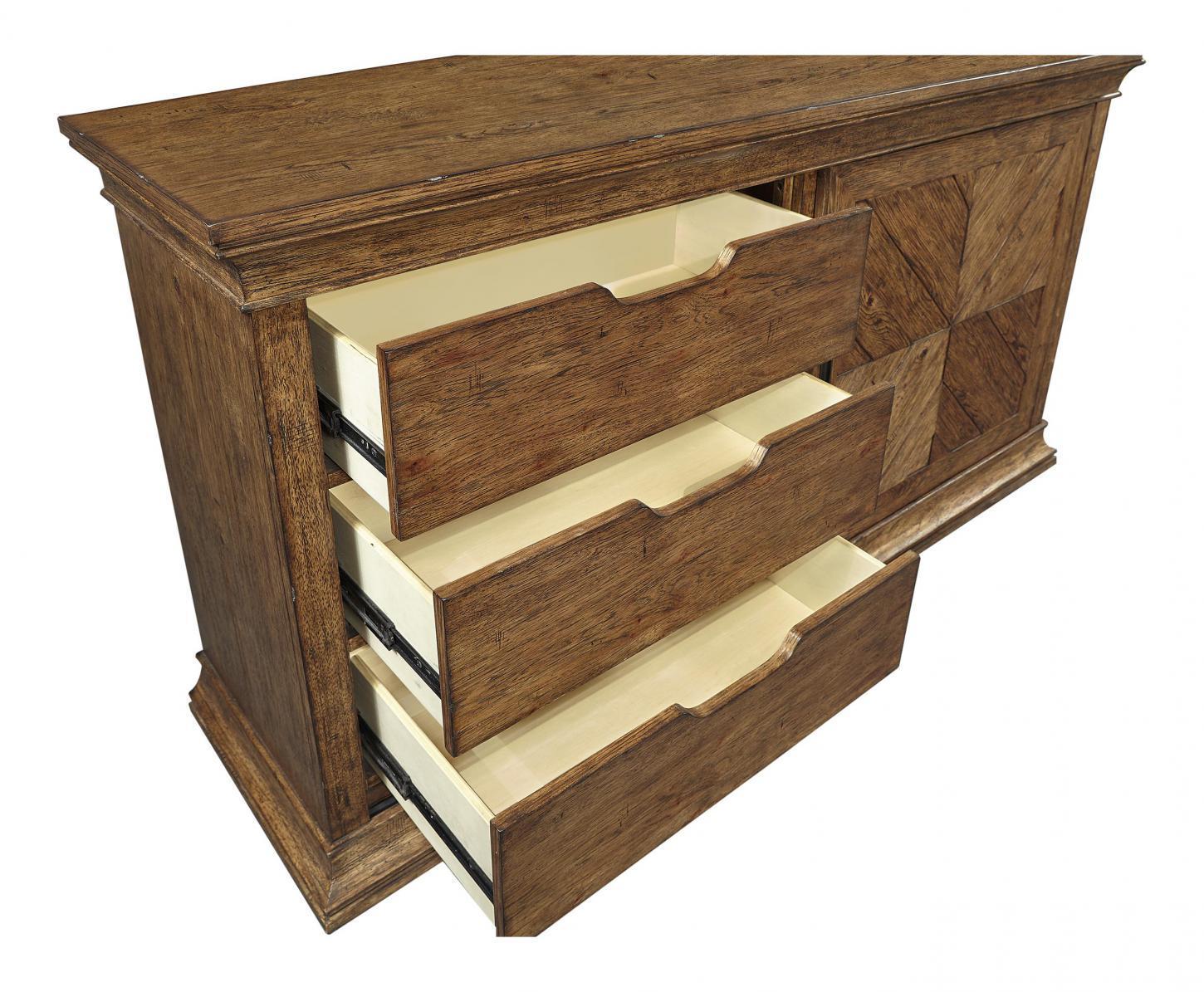 Aspenhome Furniture Mosaic 66" Console in Pecan - Image 3