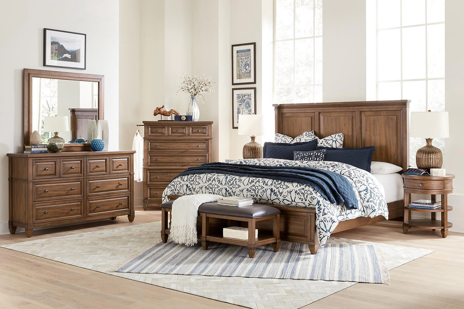 Aspenhome Furniture Thornton King Panel Bed in Sienna - Image 3