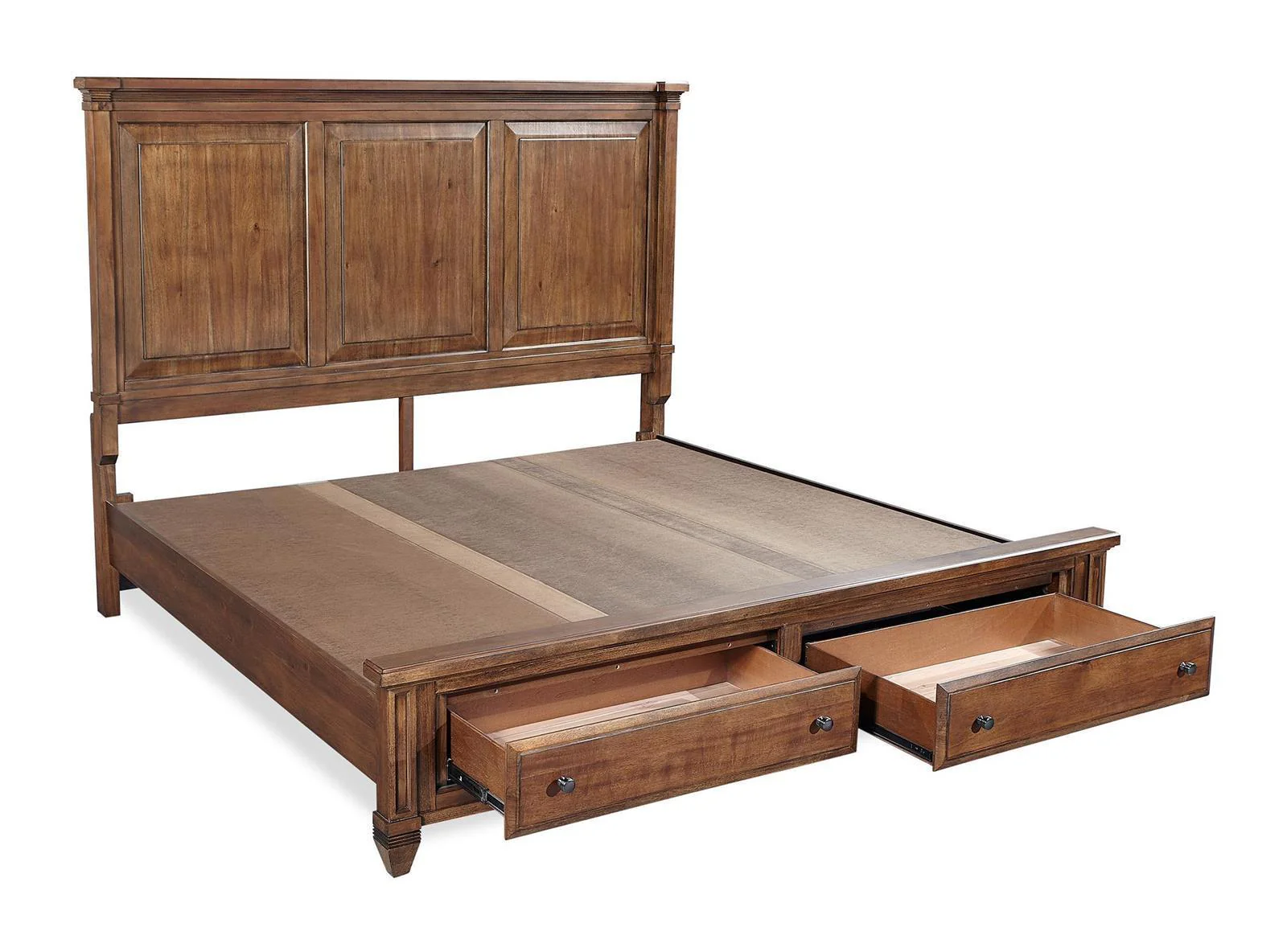 Aspenhome Furniture Thornton King Panel Storage Bed in Sienna - Image 2