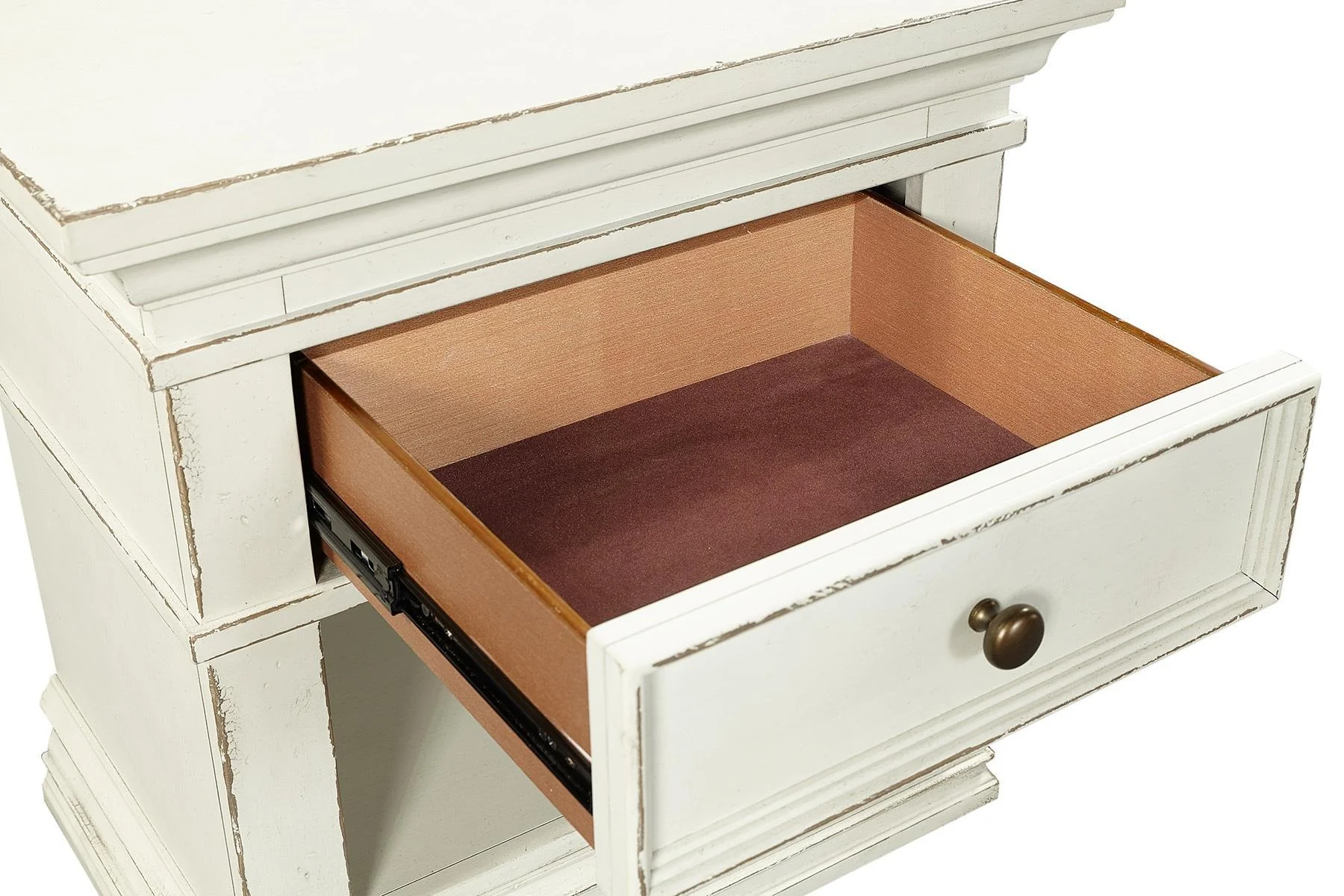 Aspenhome Granville 1 Drawer Nightstand in Vintage White - Image 2