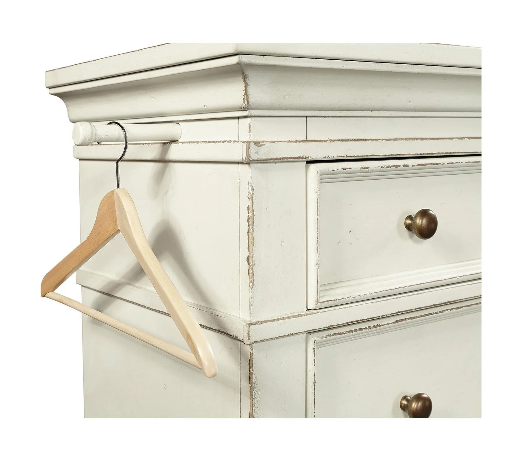 Aspenhome Granville 5 Drawer Chest in Vintage White - Image 5