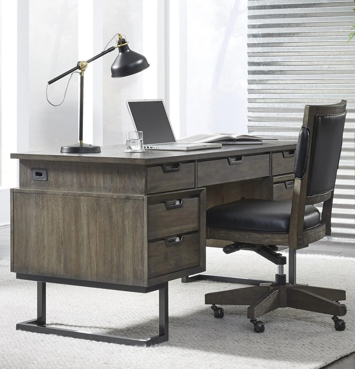 Aspenhome Harper Point Office Chair in Fossil - Image 2