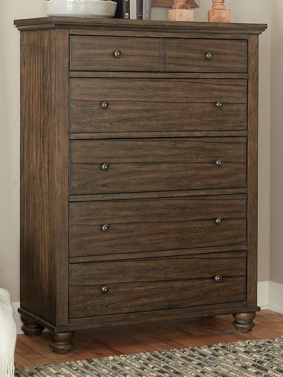 Aspenhome Hudson Valley 6 Drawer Chest in Chestnut - Image 4
