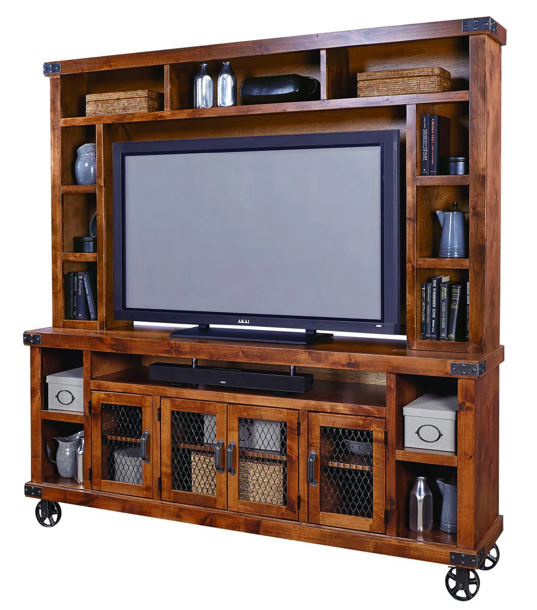 Aspenhome Industrial 84" Console in Fruitwood - Image 2
