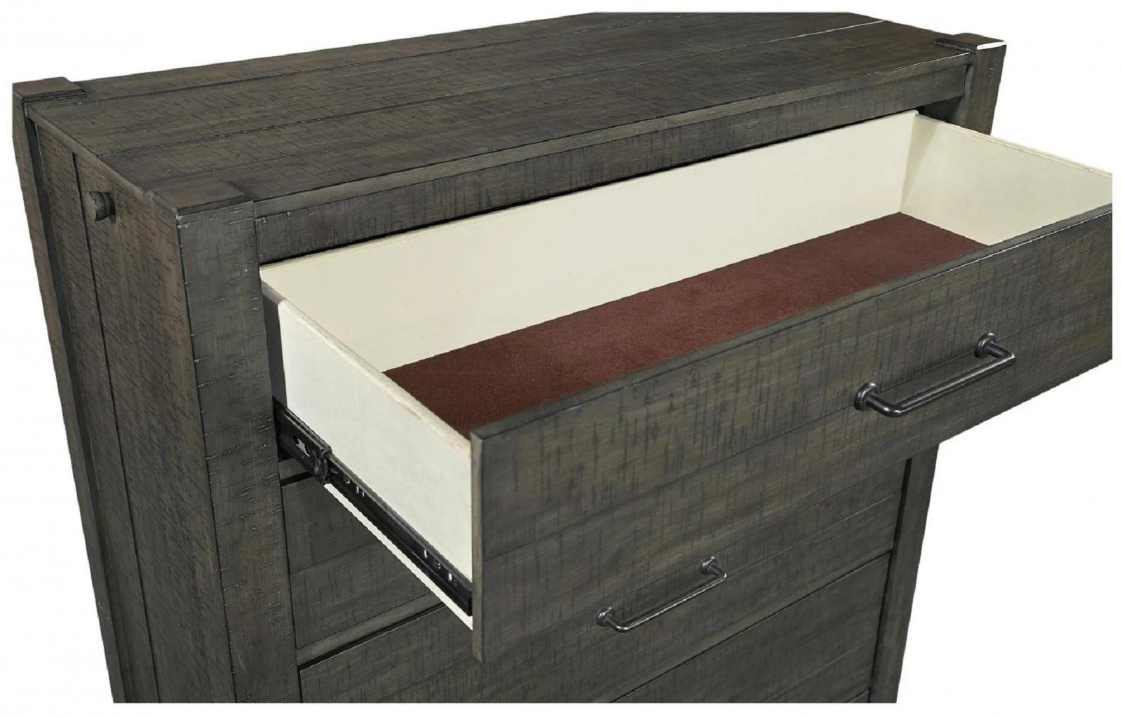 Aspenhome Mill Creek 5 Drawer Chest in Carob - Image 2