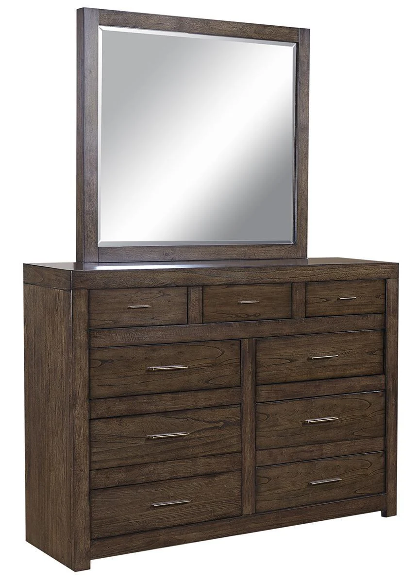 Aspenhome Modern Loft 9 Drawer Chesser in Brownstone - Image 2