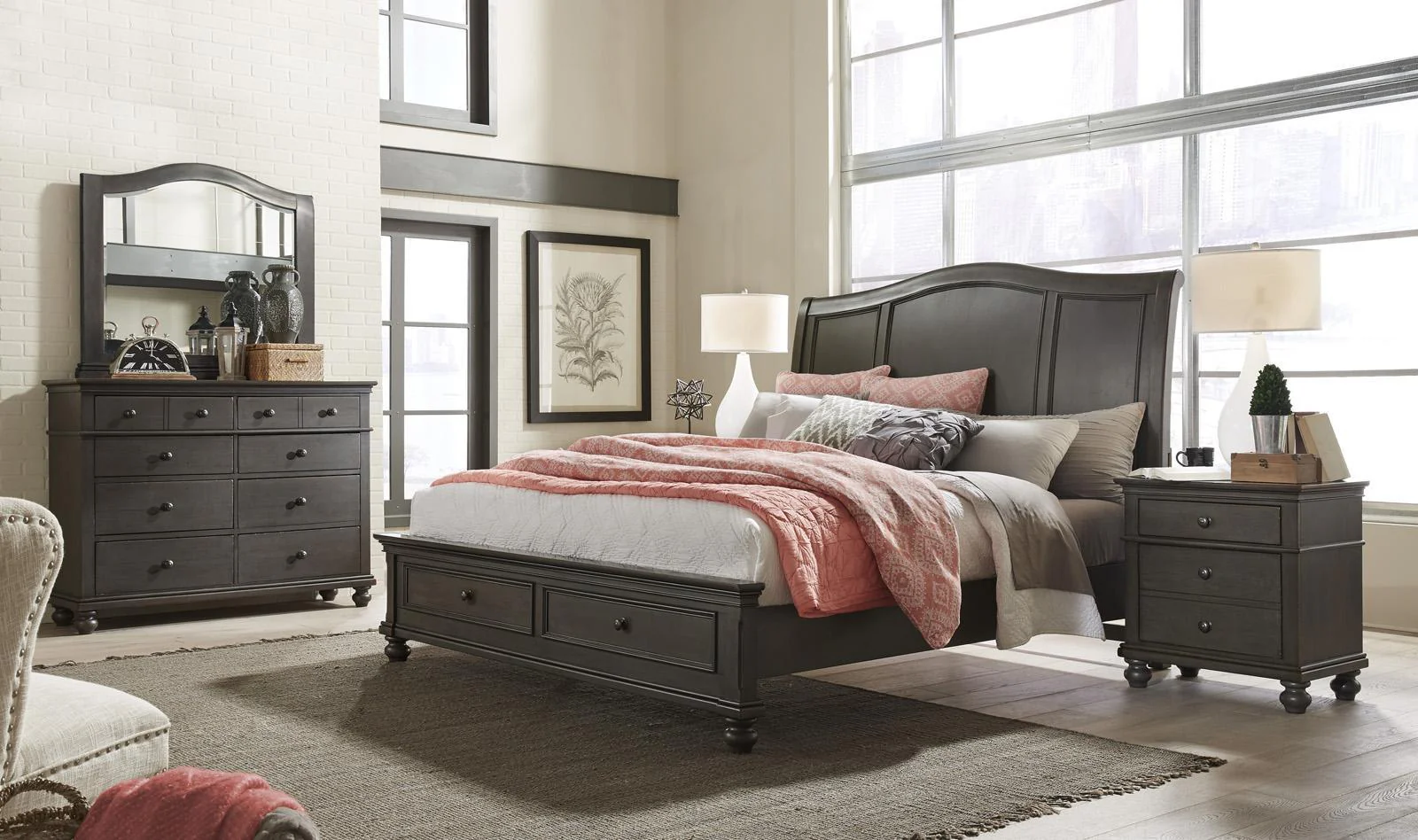 Aspenhome Oxford 8 Drawer Chesser in Peppercorn - Image 4