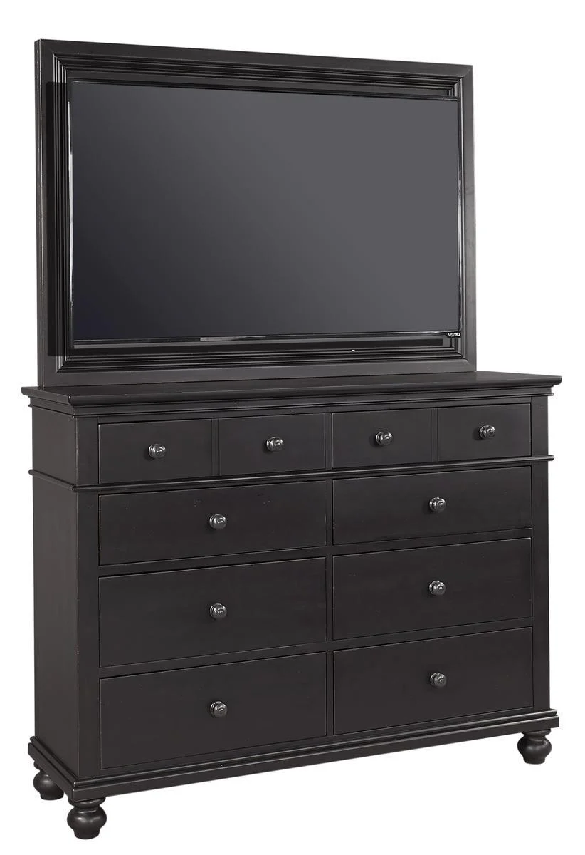 Aspenhome Oxford TV Frame w/TV Mount for -455 in Black - Image 3
