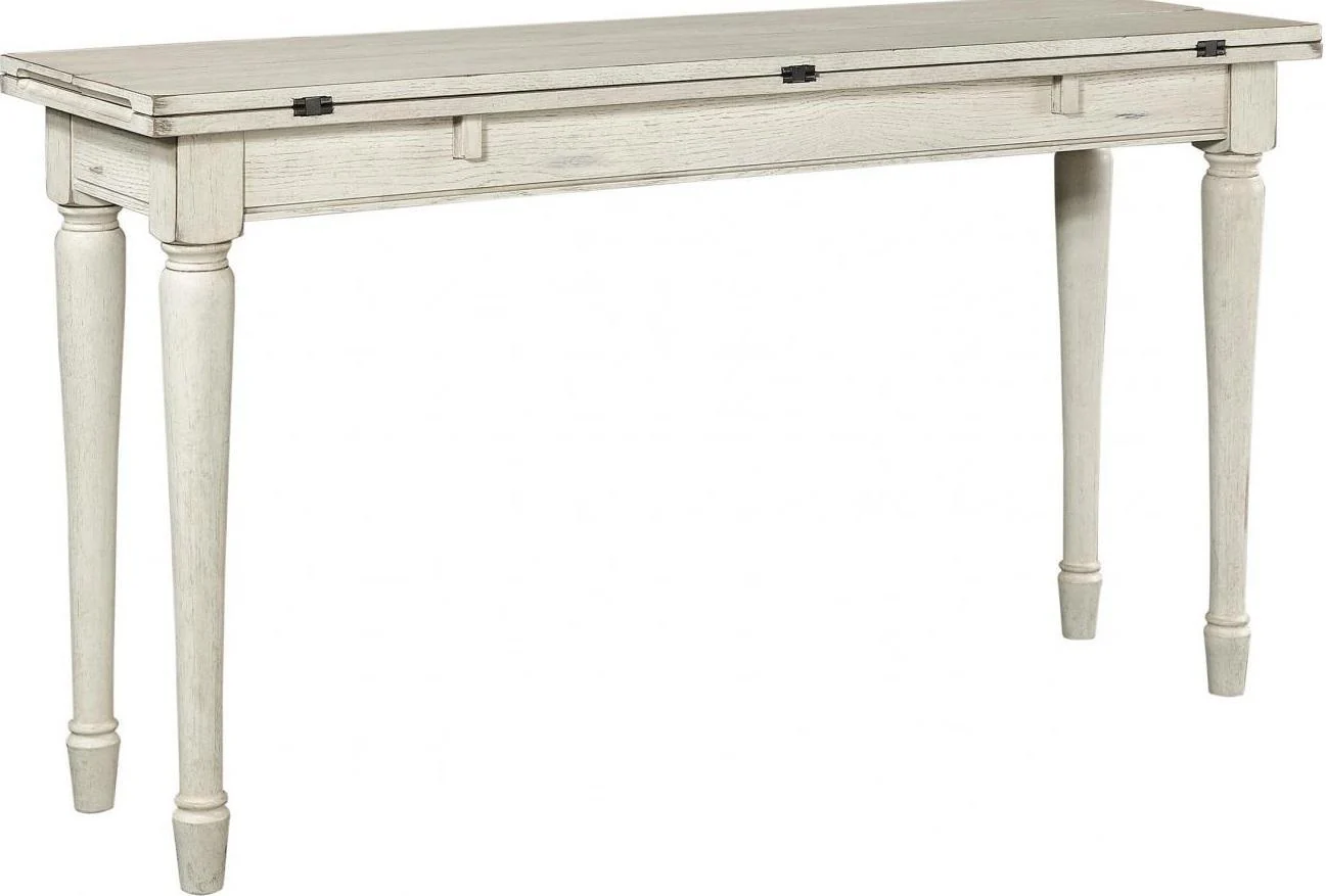 Aspenhome Radius Flip Top Sofa Table in White - Image 2