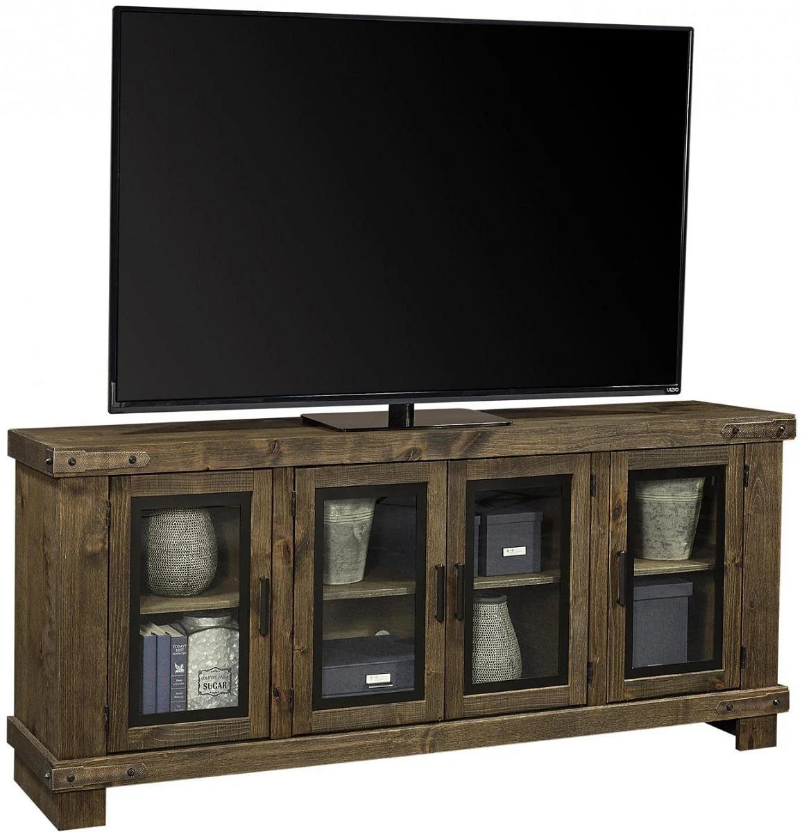 Aspenhome Sawyer 78"Console and Hutch in Brindle - Image 2