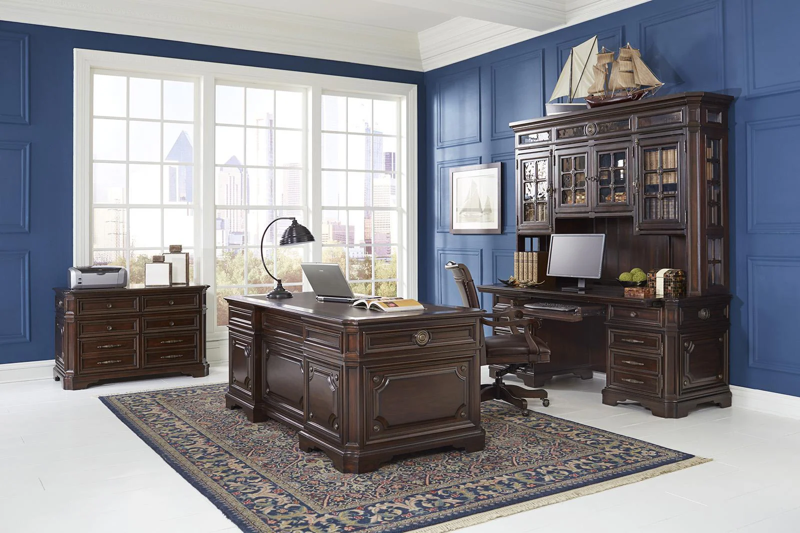 Aspenhome Sheffield Combo File in Warm Rubbed Brown - Image 4