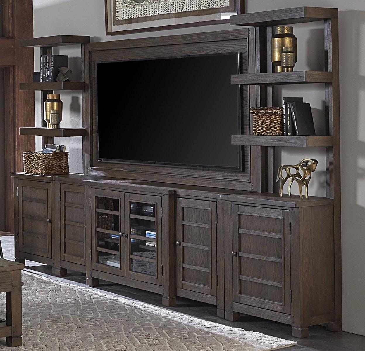 Aspenhome Tucker 75" Console Wall in Bark - Image 2