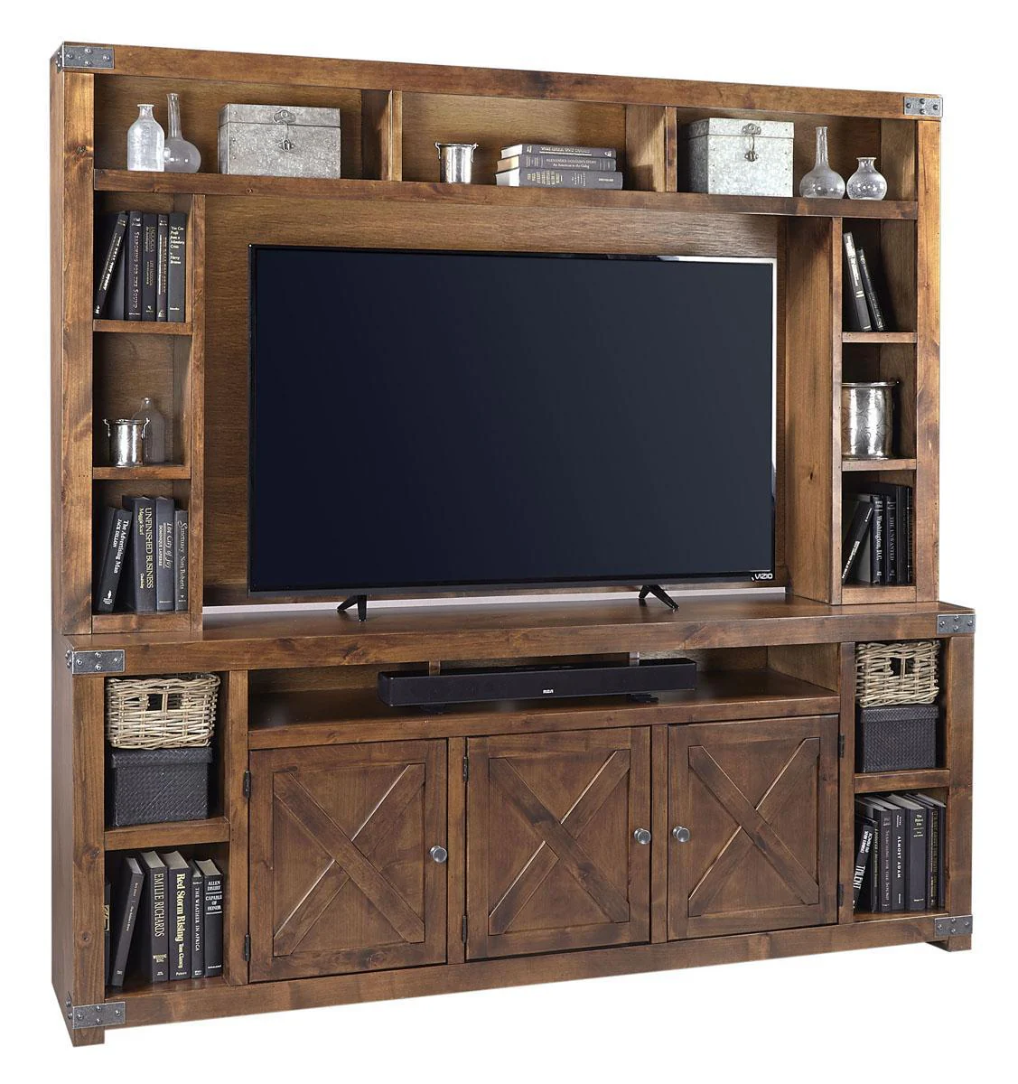 Aspenhome Urban Farmhouse 84" Console in Fruitwood - Image 2