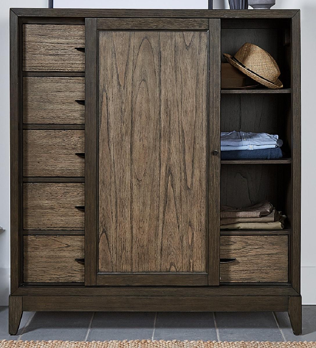 Aspenhome Westlake Sliding Door Chest in Portobello - Image 3