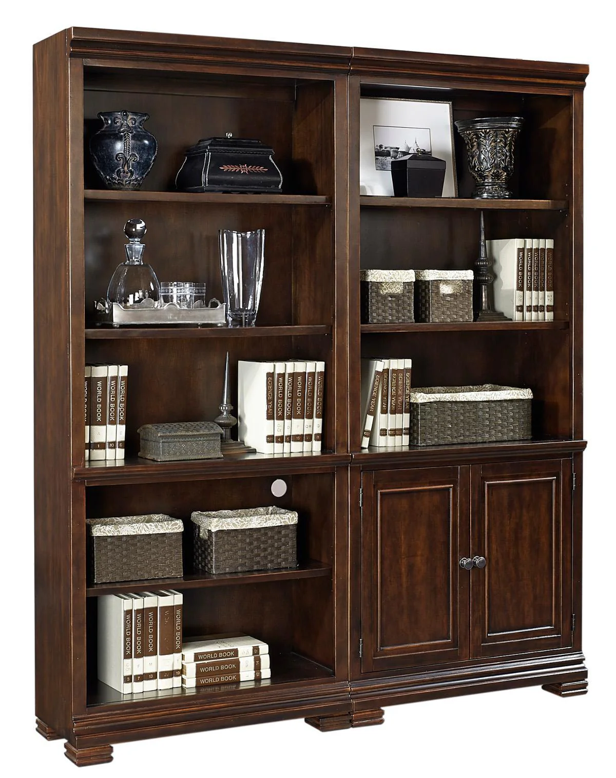 Aspenhome Weston Door Bookcase in Brown - Image 2