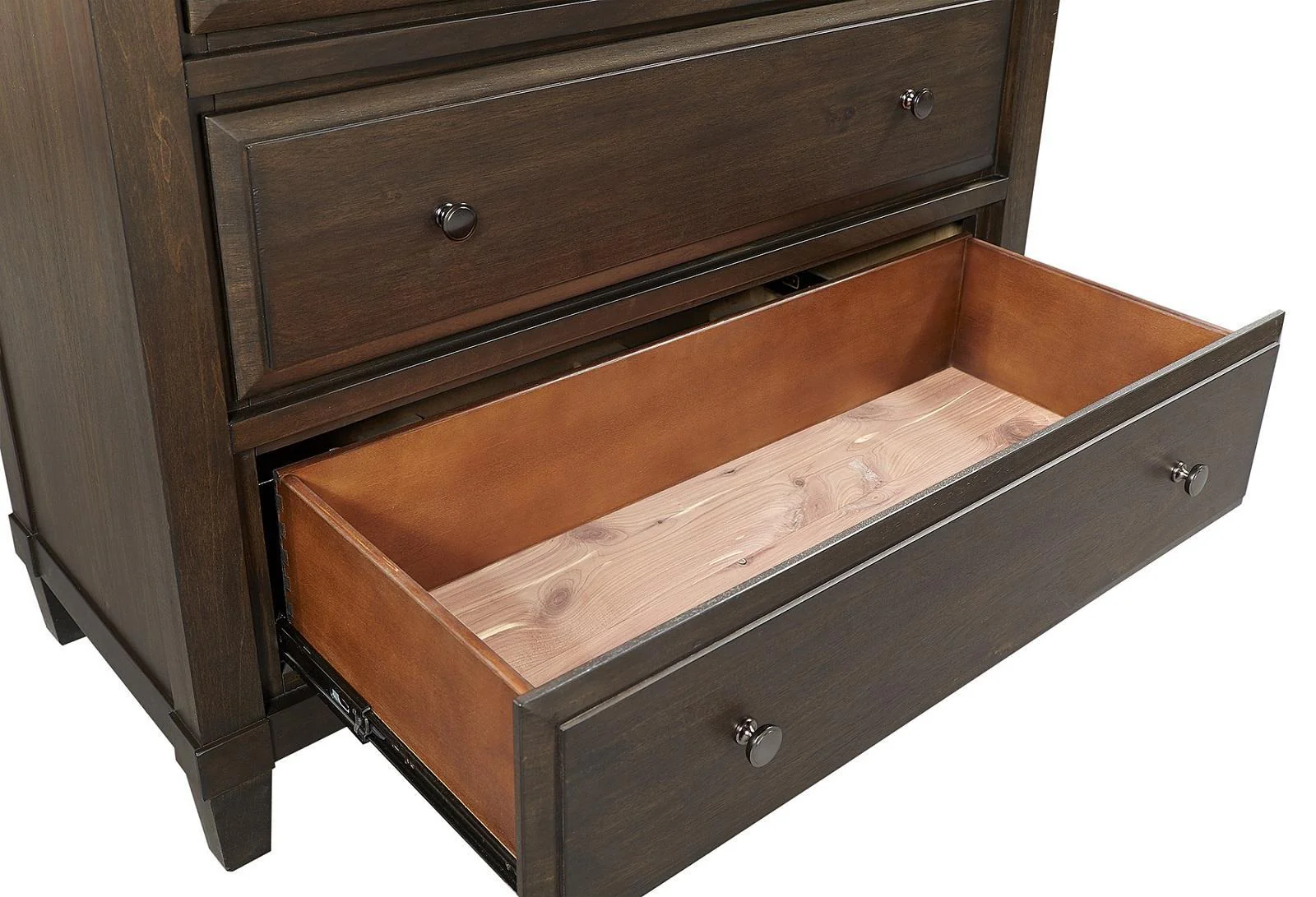 Asphenhome Easton 5 Drawer Chest in Burnt Umber - Image 3