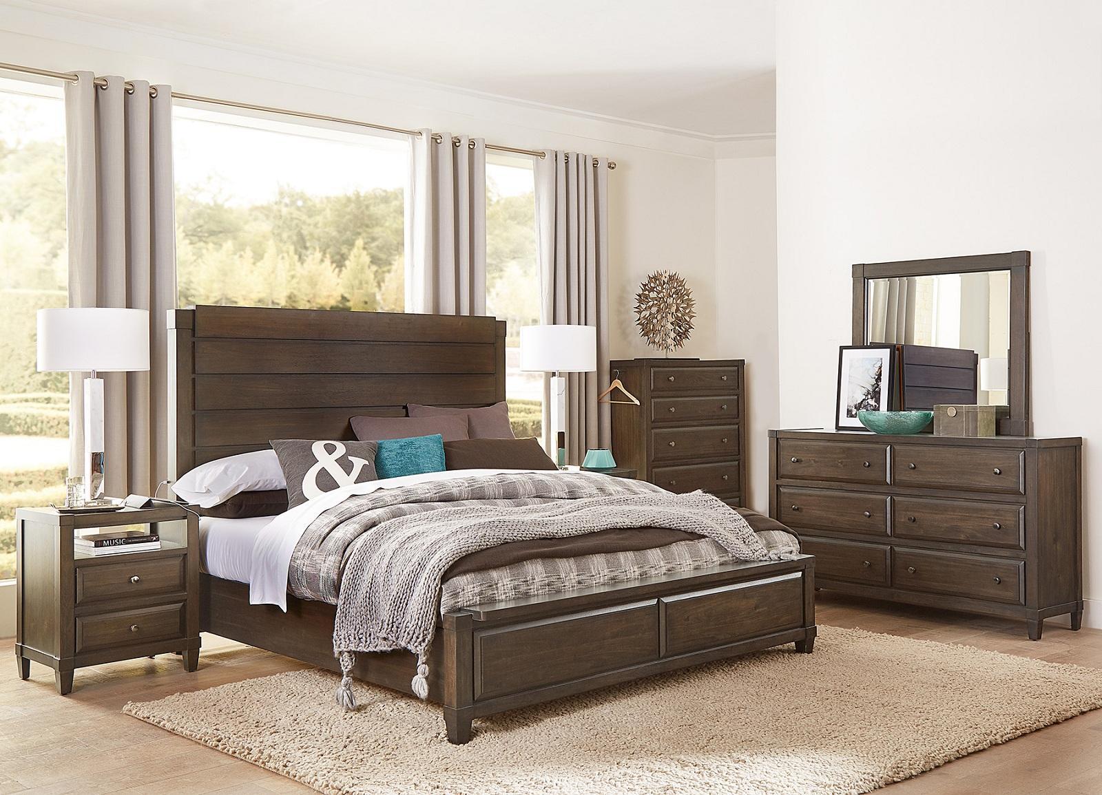 Asphenhome Easton Sliding Door Chest in Burnt Umber - Image 3