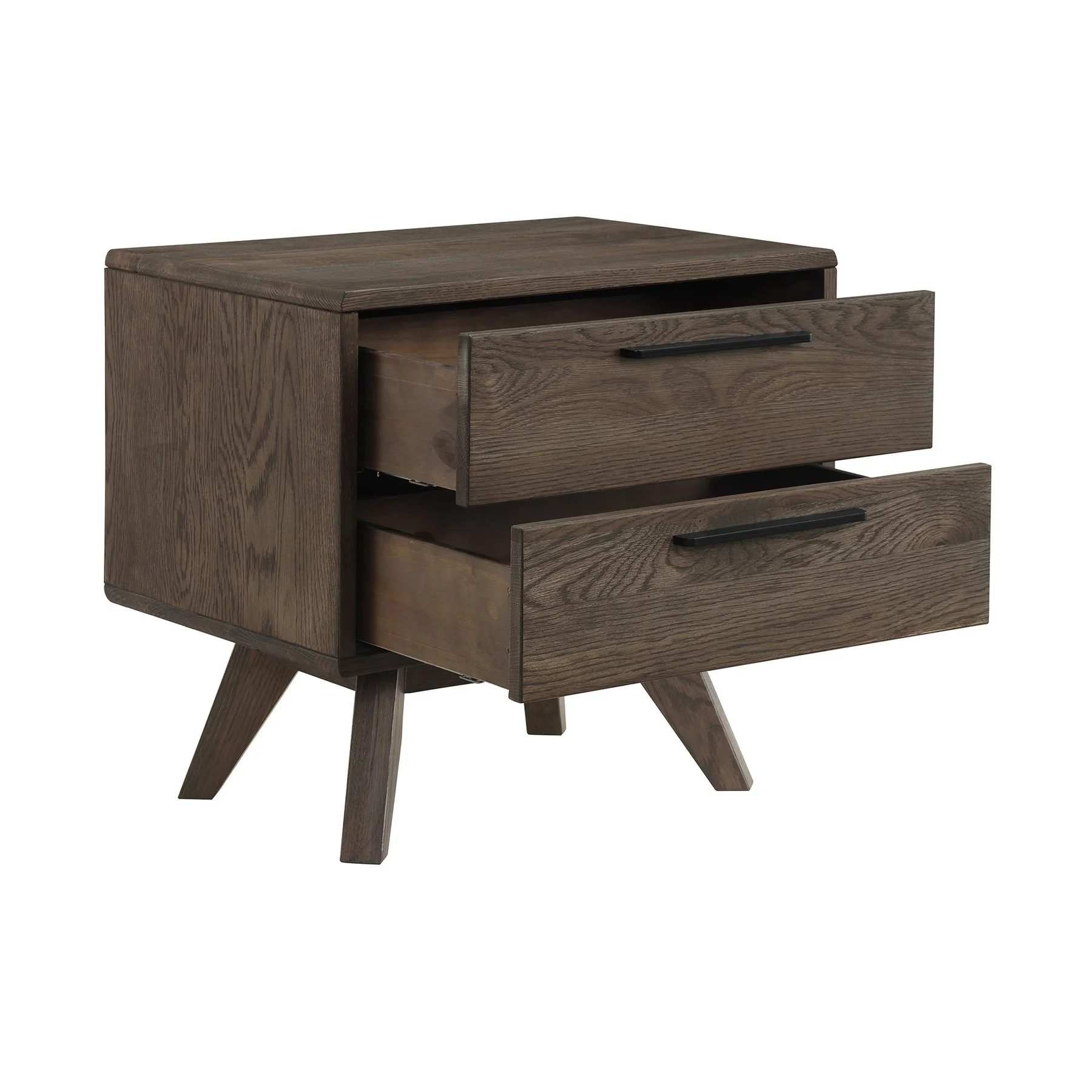 Astoria Oak 2 Drawer Nightstand - Image 3