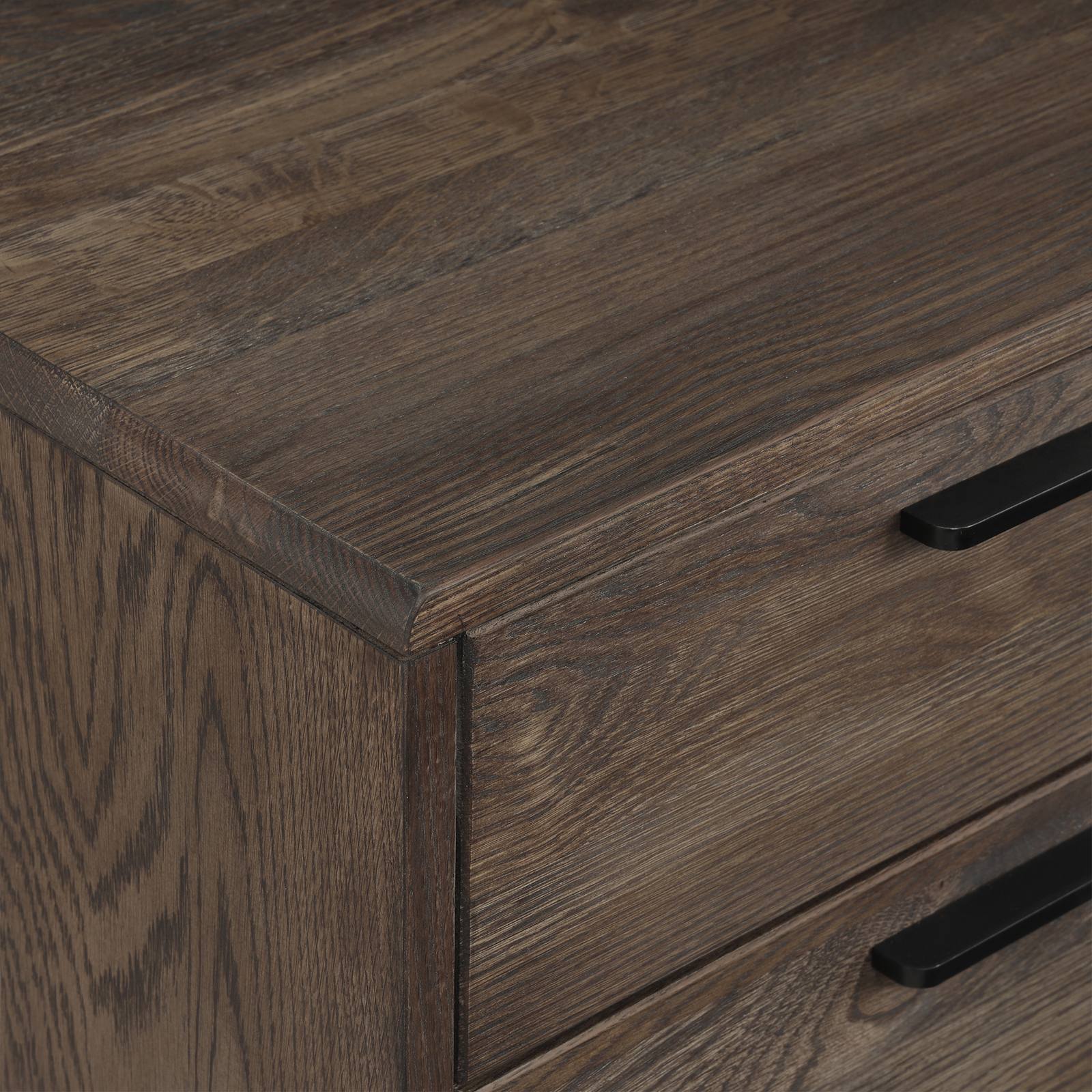 Astoria Oak 2 Drawer Nightstand - Image 7