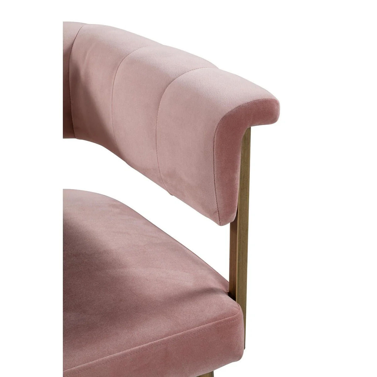 Astrid Blush Velvet Counter Stool - Image 7