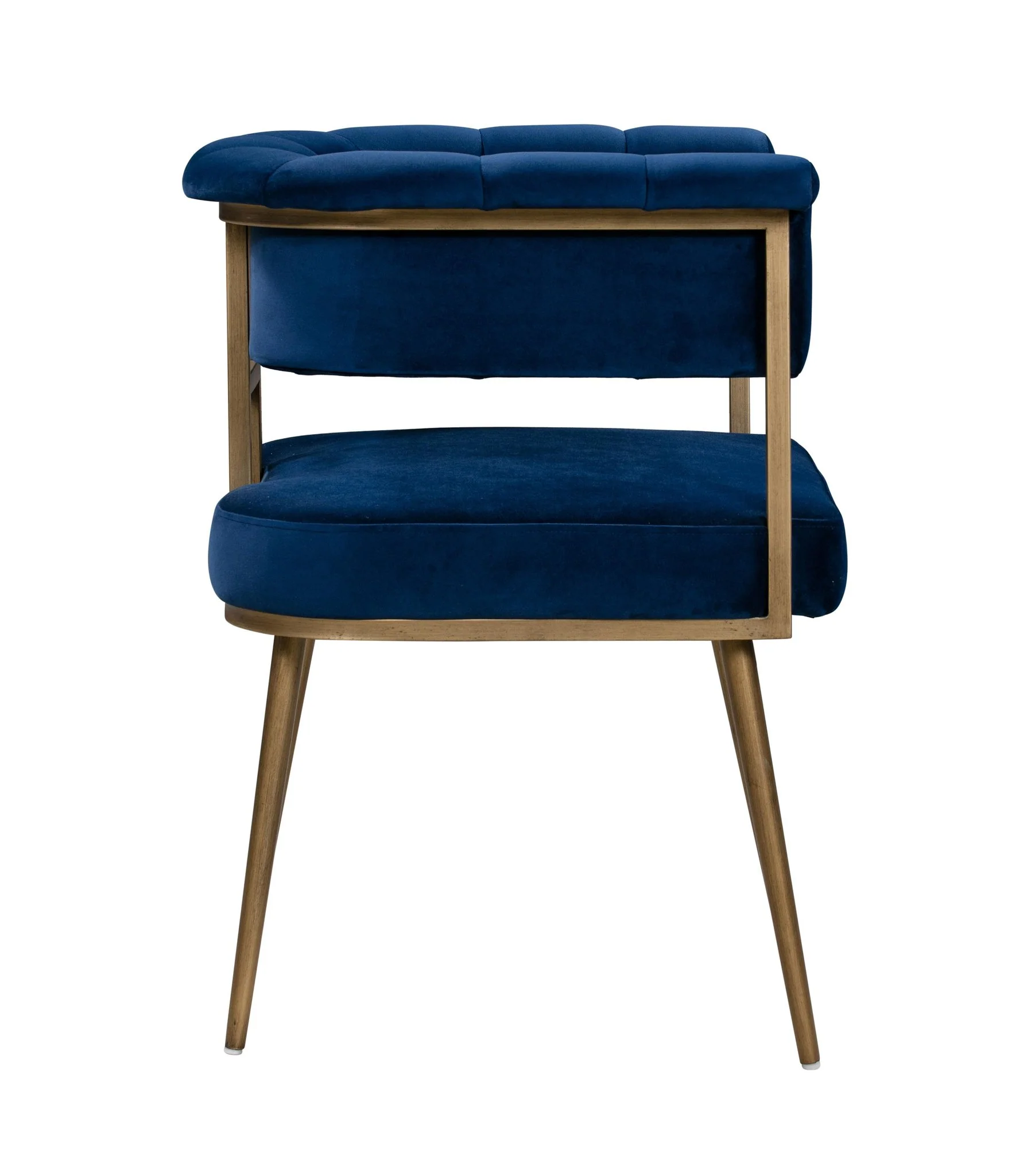Astrid Navy Velvet Chair - Image 5
