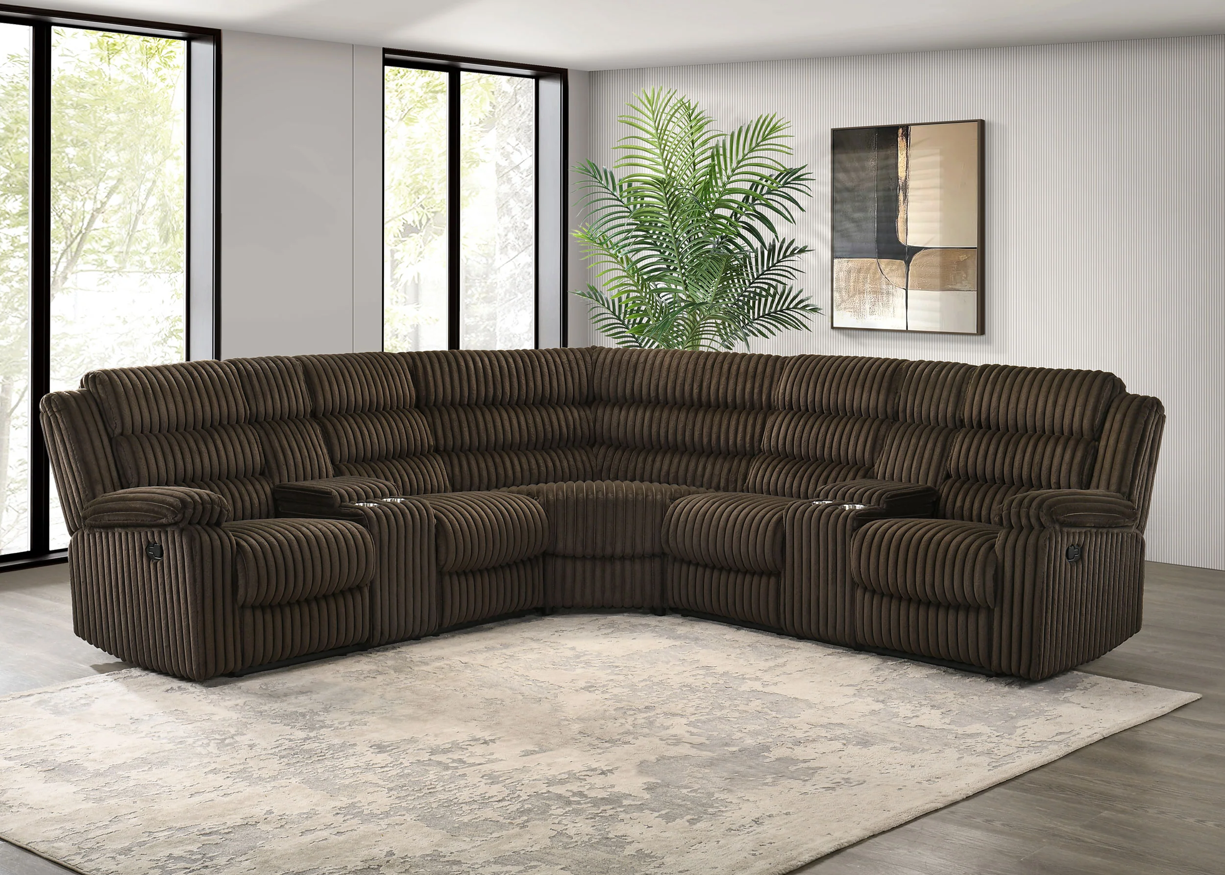 Atkinson Reclining Sectional Sofa - Image 2