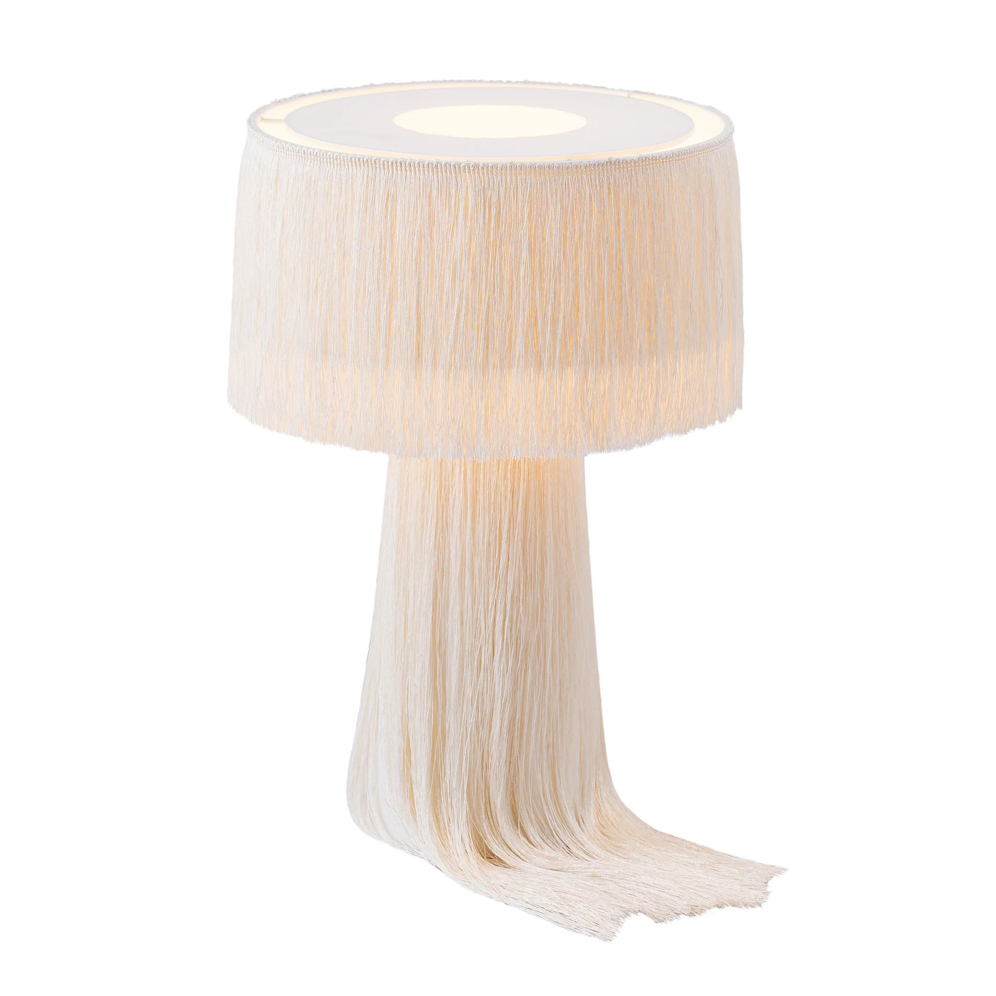 Atolla Cream Tassel Table Lamp - Image 4