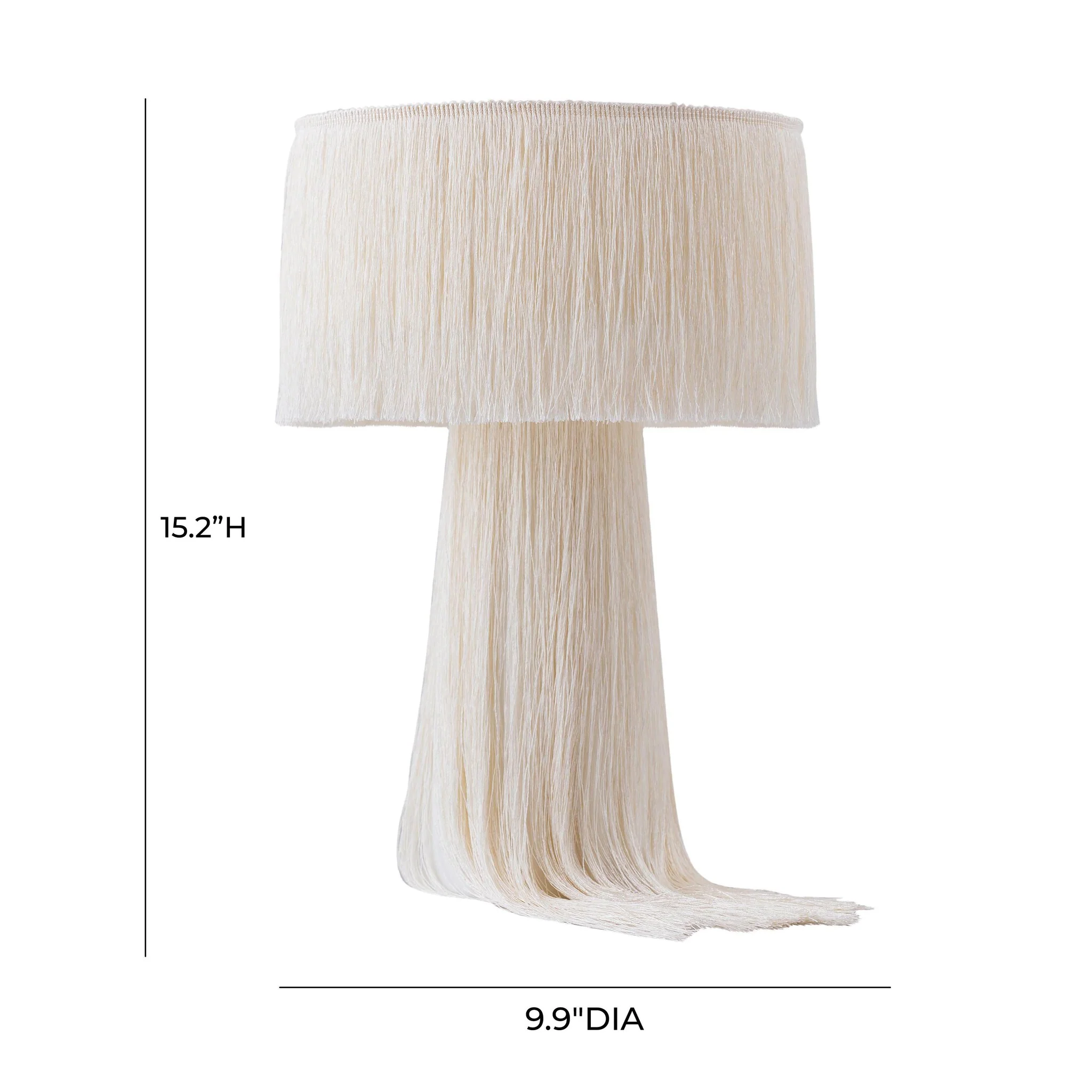 Atolla Cream Tassel Table Lamp - Image 7