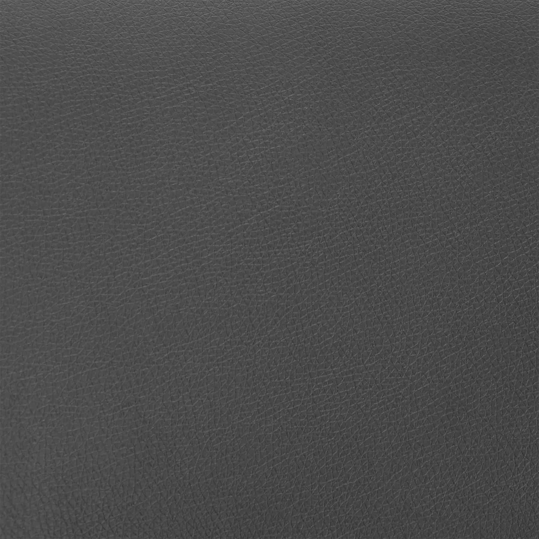 Aura Gray Faux Leather and Black Metal Swivel 30" Bar Stool - Image 9
