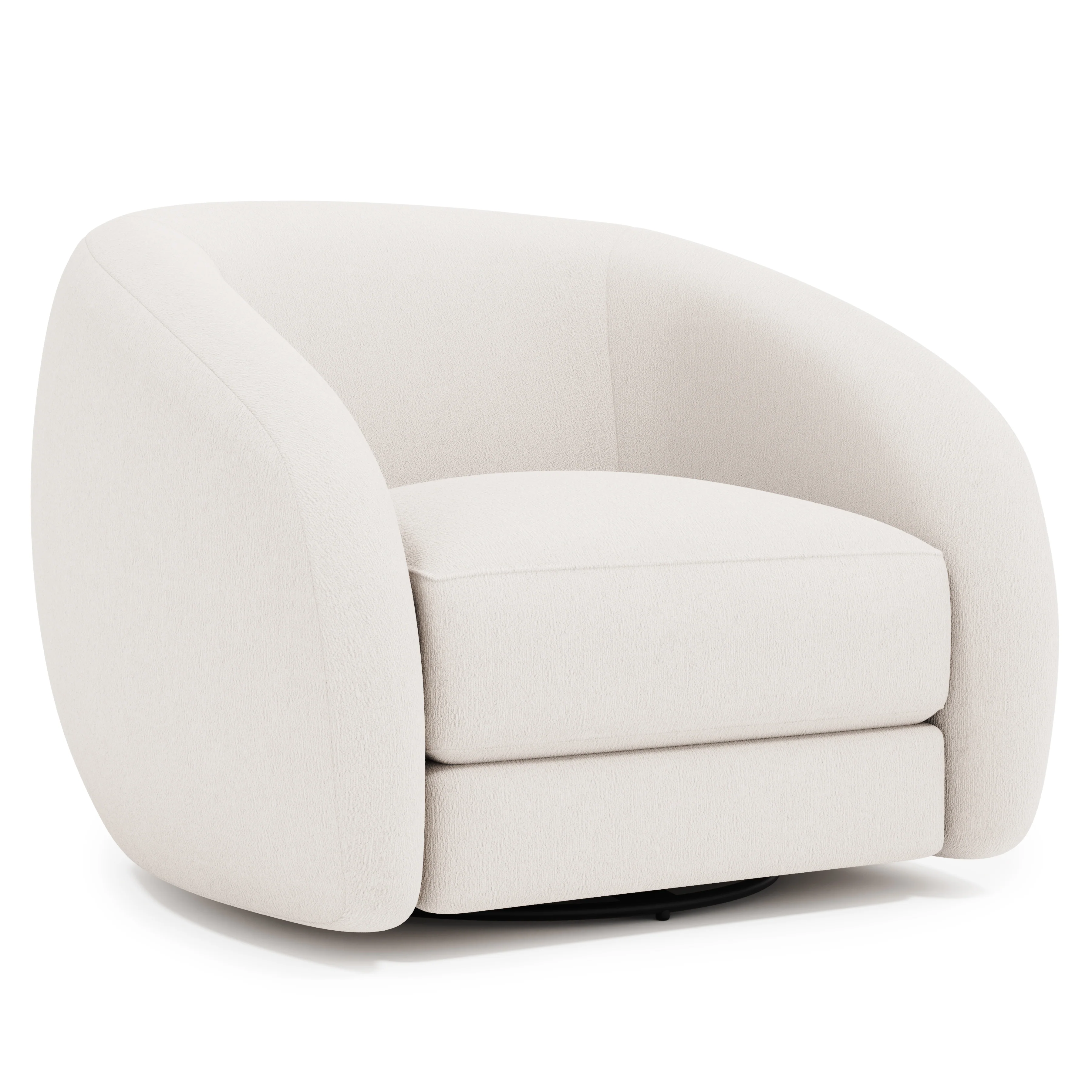 Austen Fabric Swivel Chair - Image 14