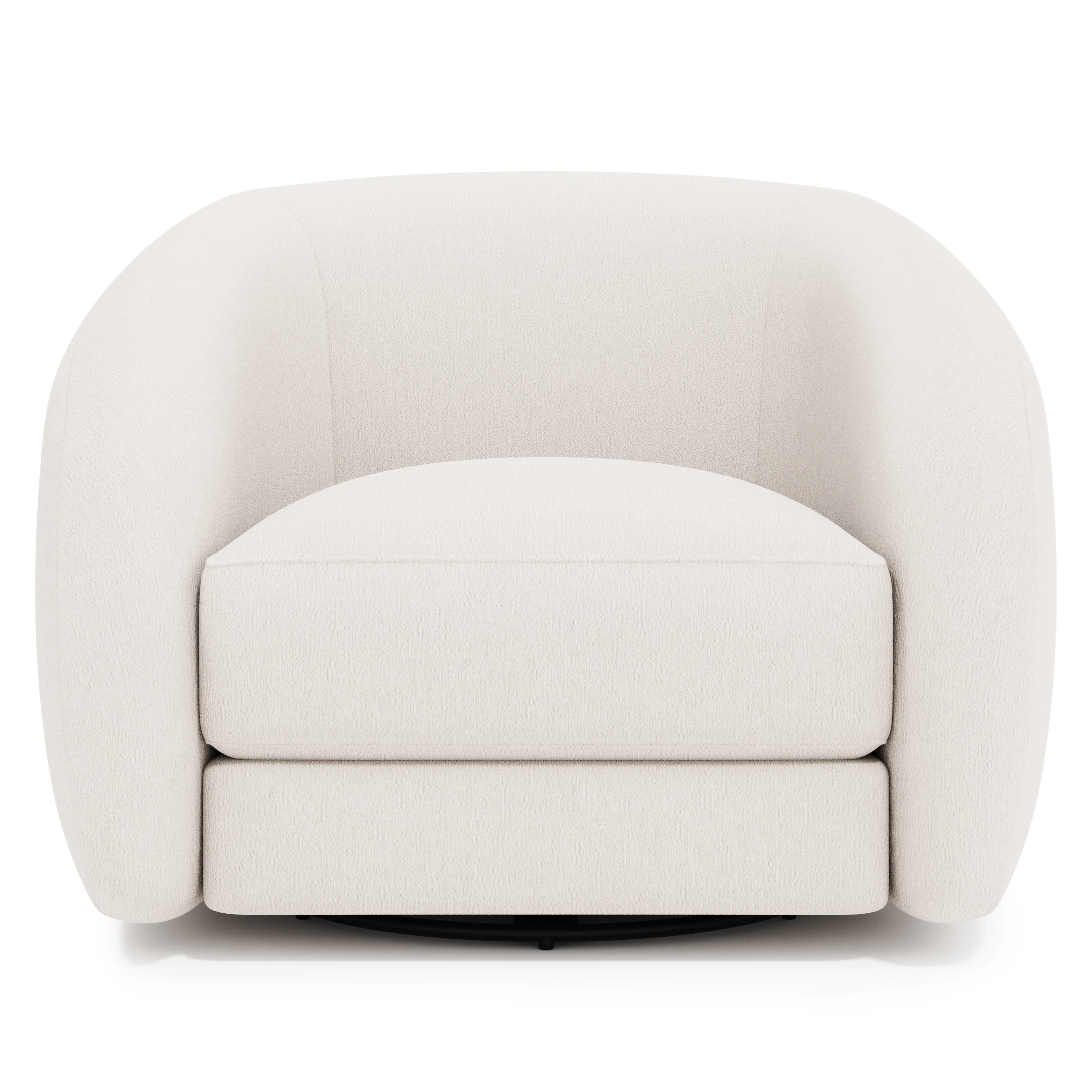 Austen Fabric Swivel Chair - Image 6