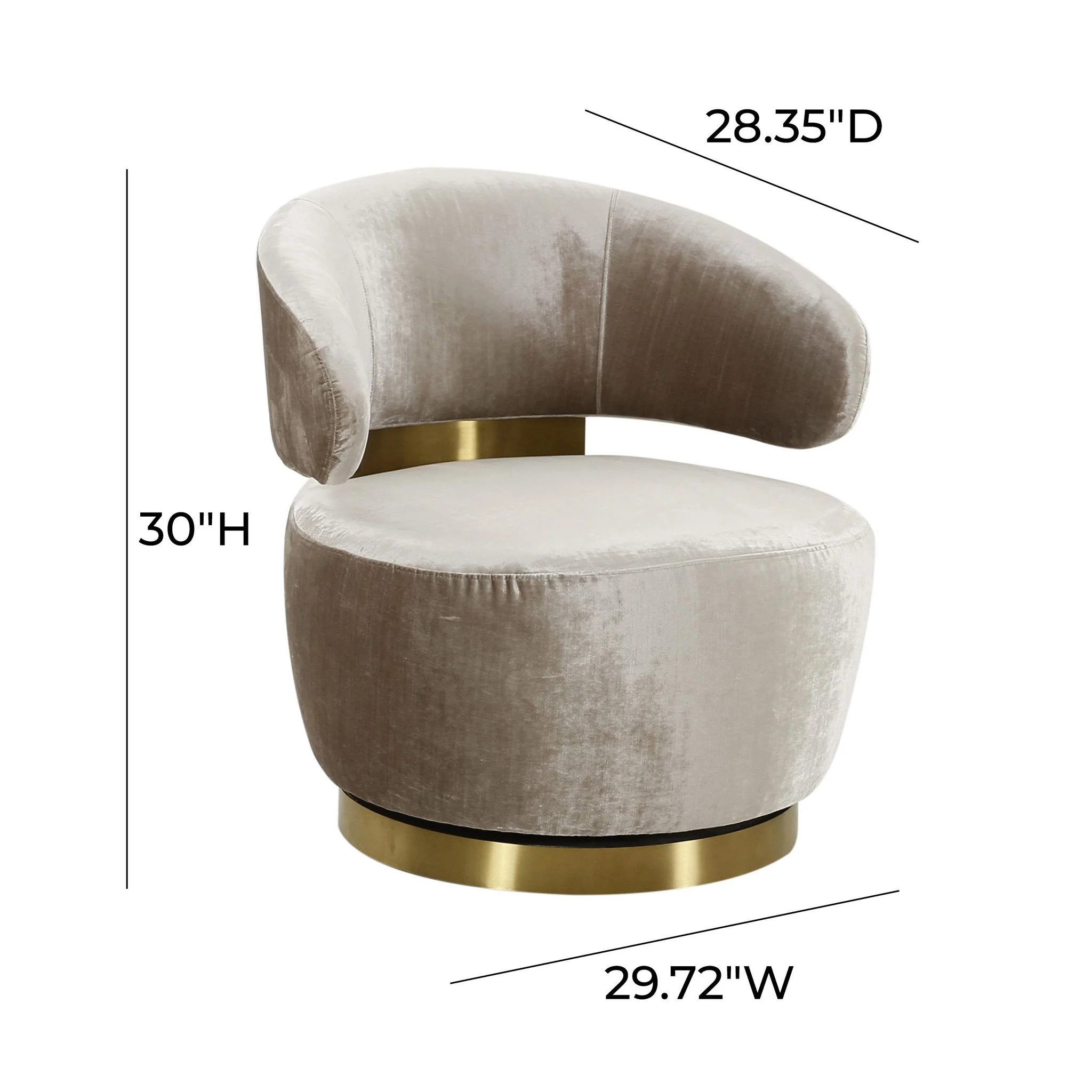 Austin Champagne Chair - Image 6