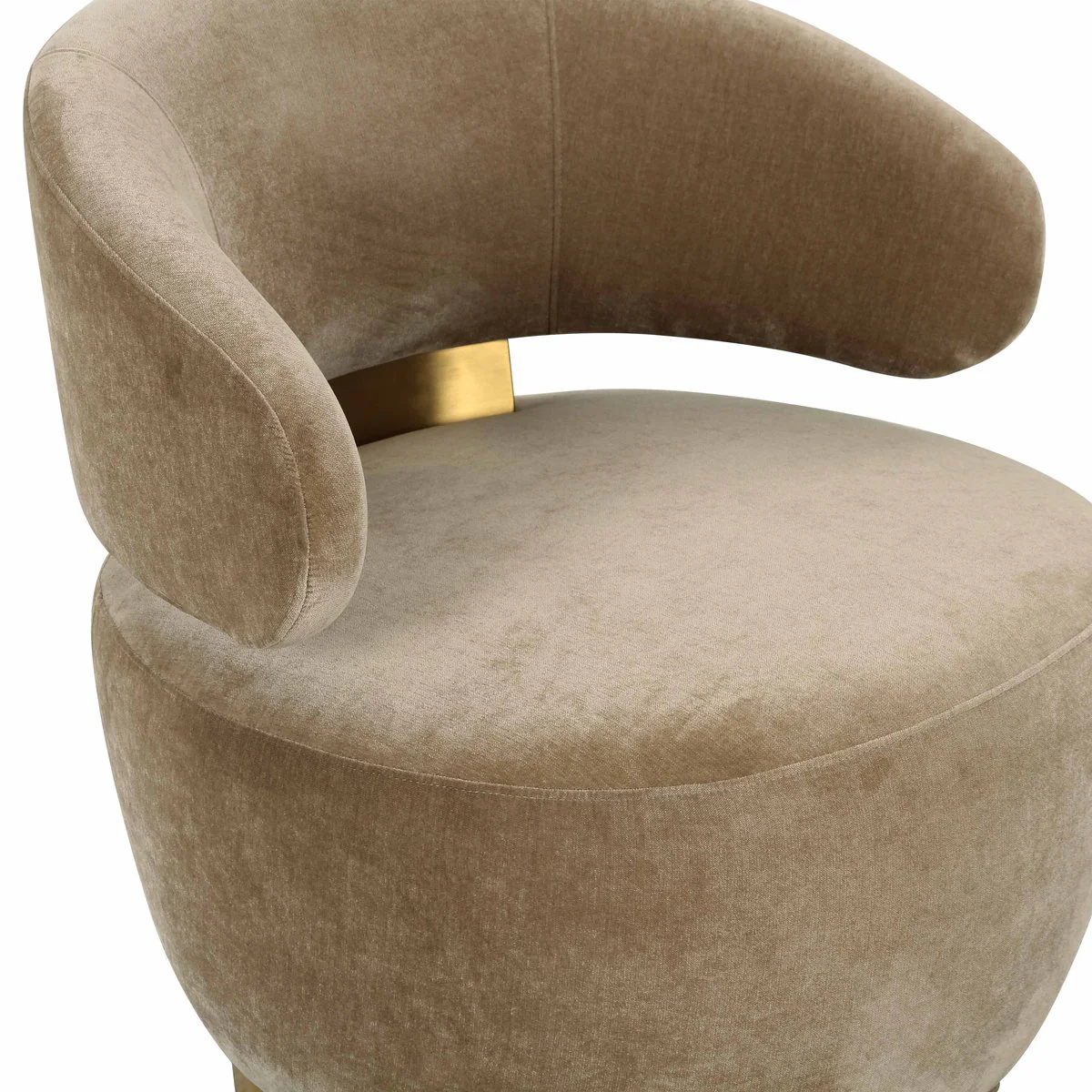 Austin Oat Recycled Fabric Swivel Chair - Image 5