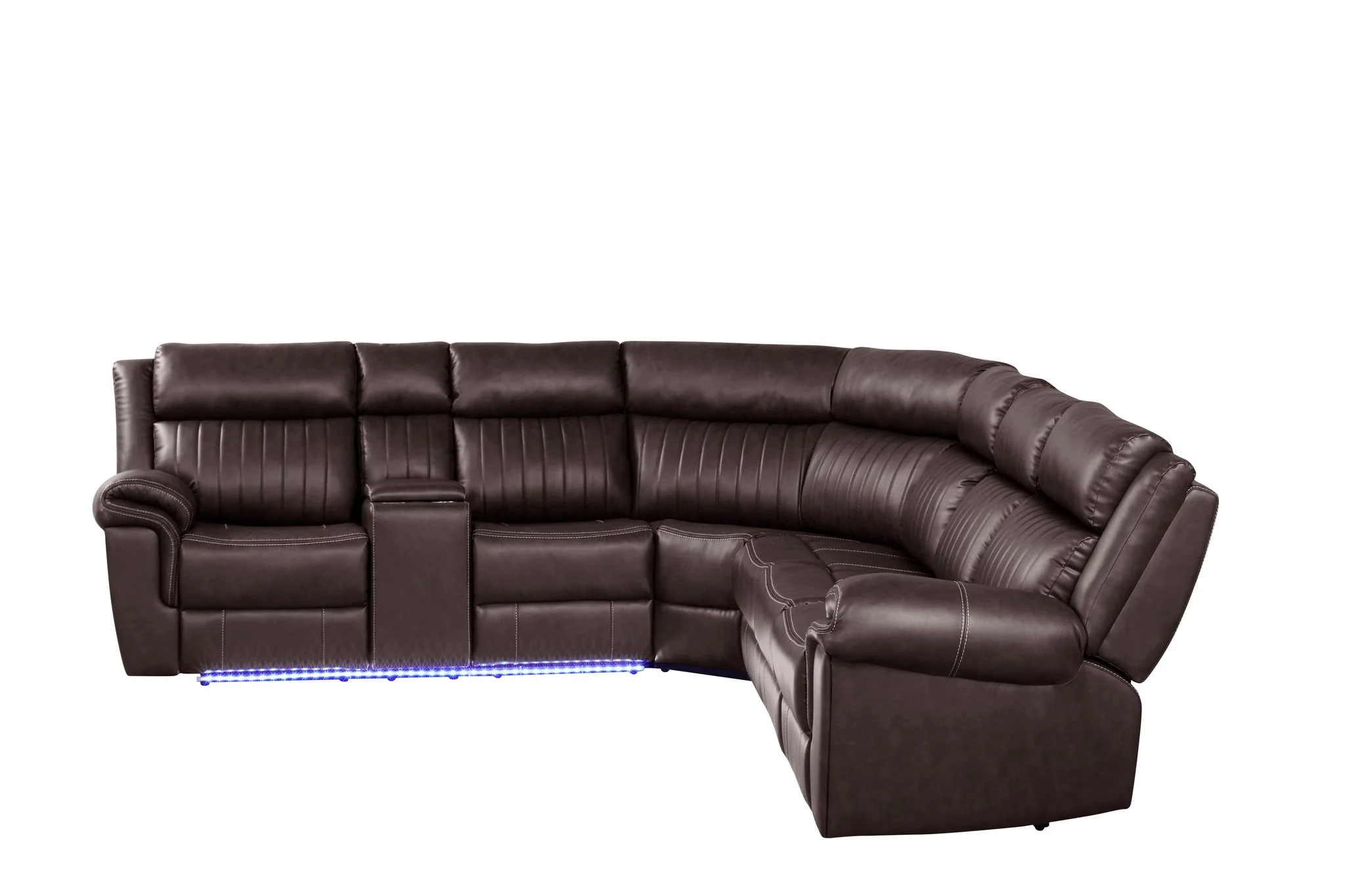 Aviator Sectional Brown - Image 4