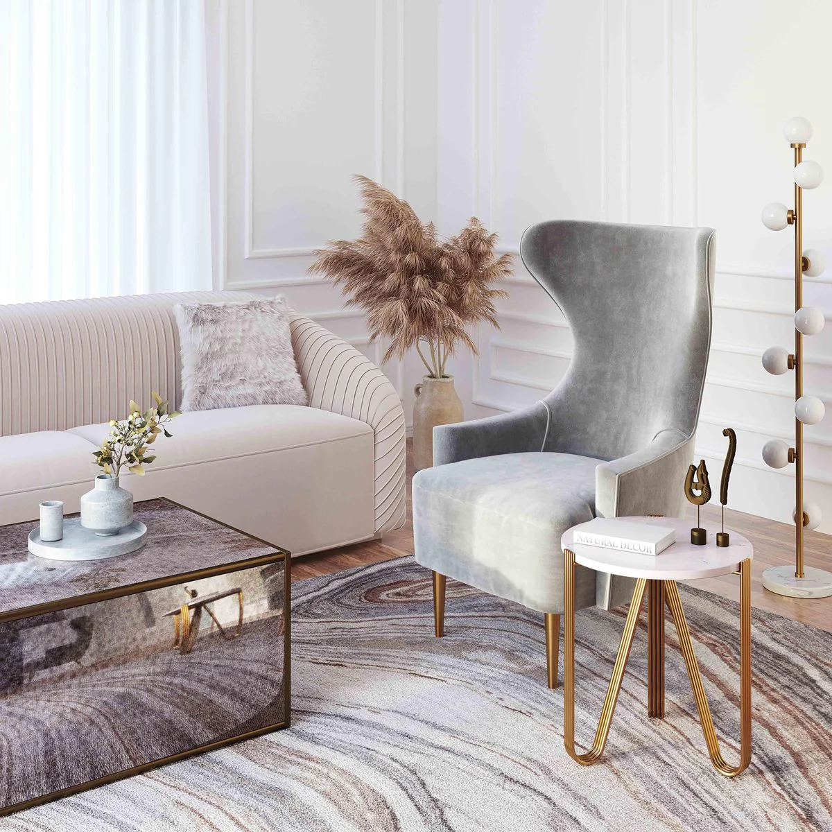 Aya Marble Side Table - Image 2
