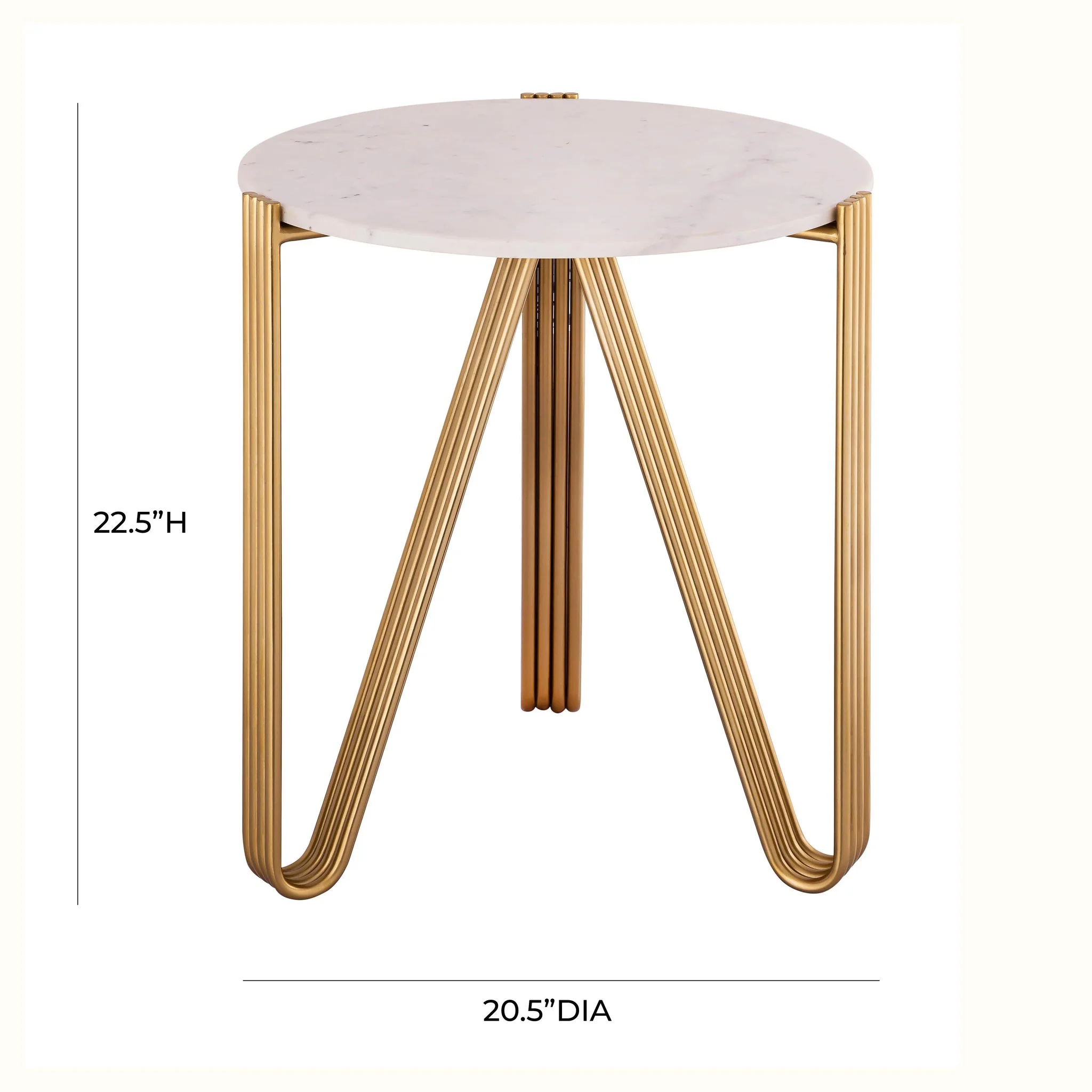 Aya Marble Side Table - Image 7
