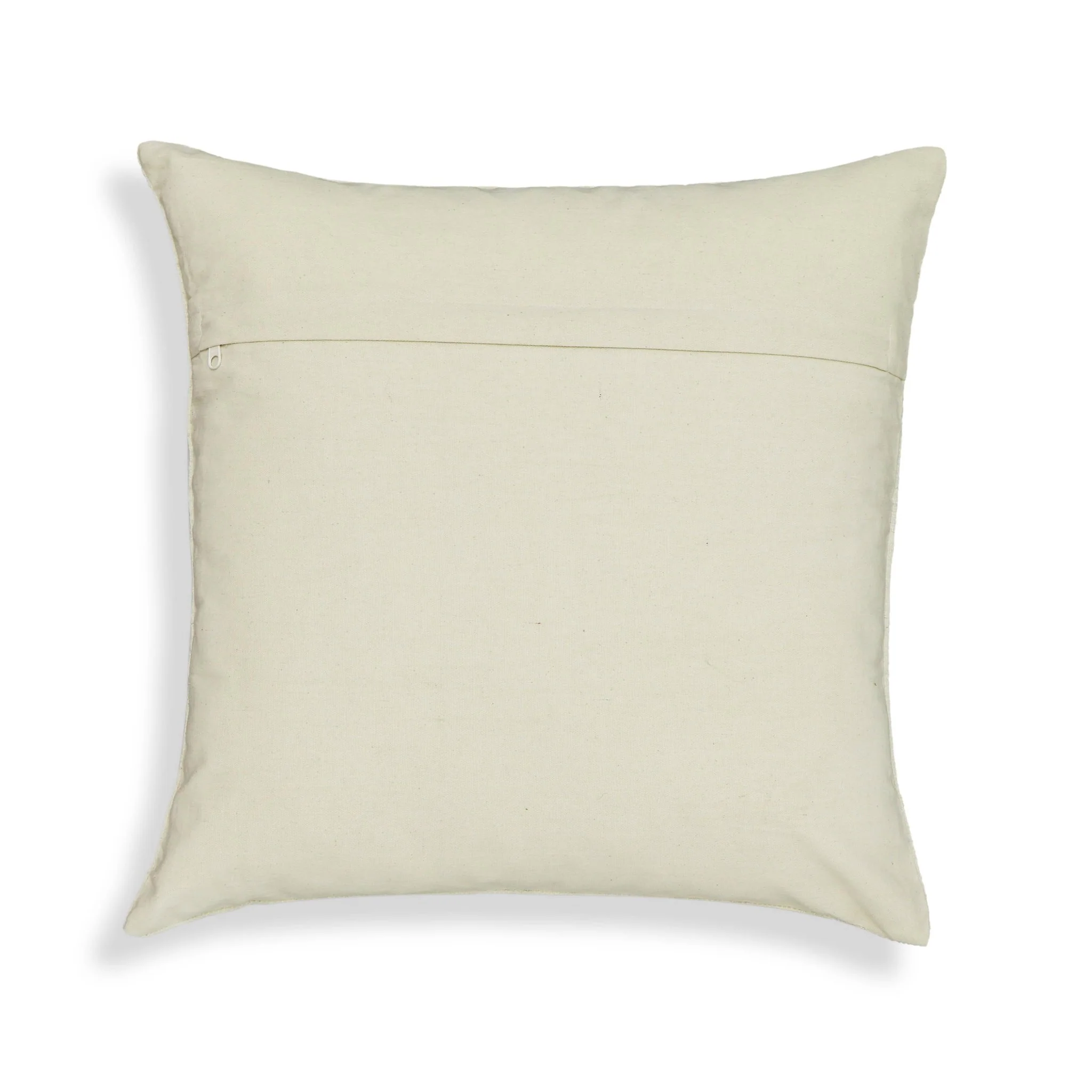 Aztec Cream & Indigo Wool 20 inch Square Accent Cushion - Image 11