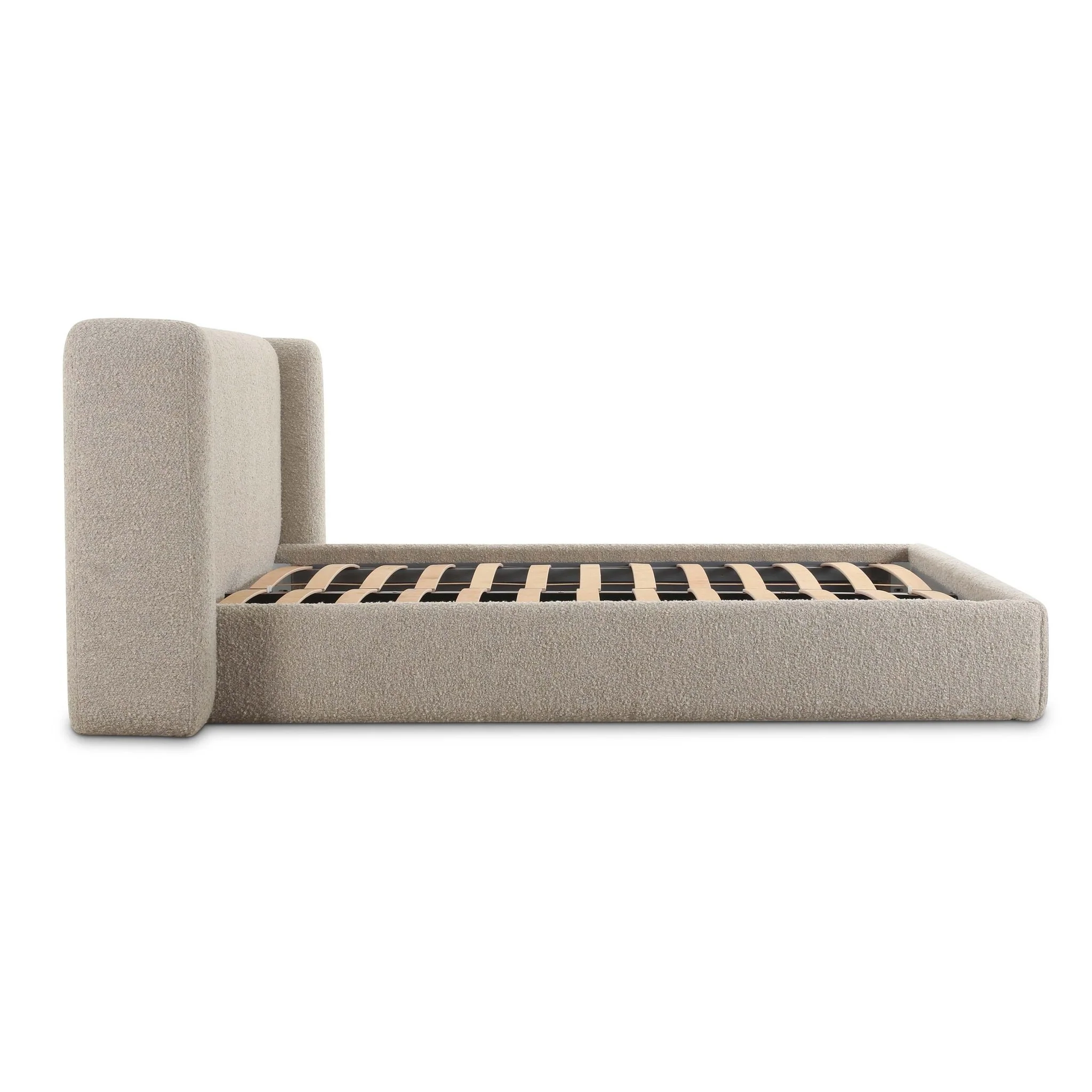 Babette Tan Boucle King Bed - Image 7
