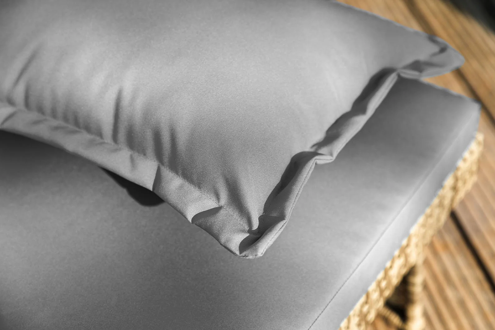Bahia Tobago Reclining Chaise Lounge, Gray - Image 3