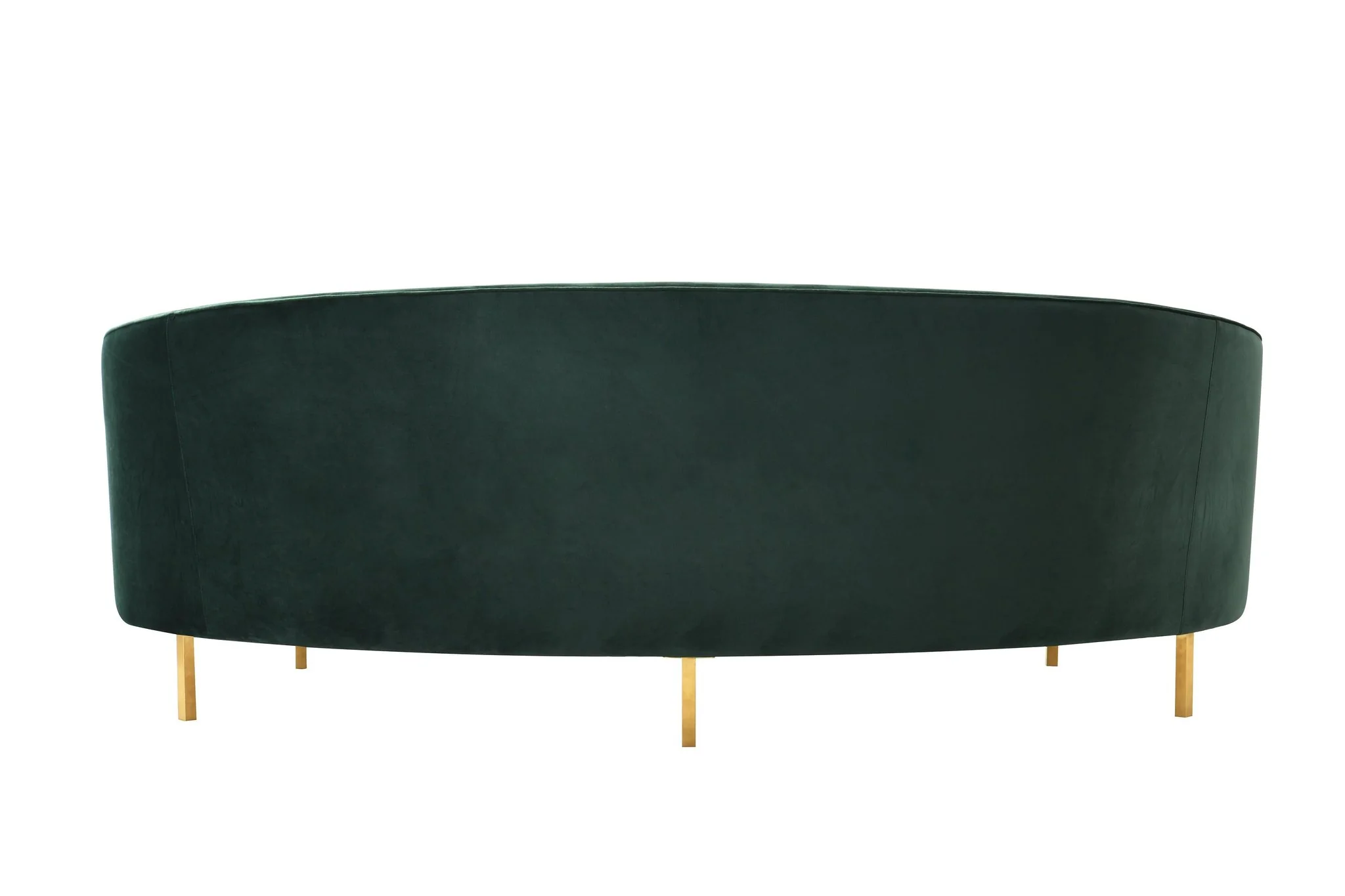 Baila Forest Green Velvet Sofa - Image 6