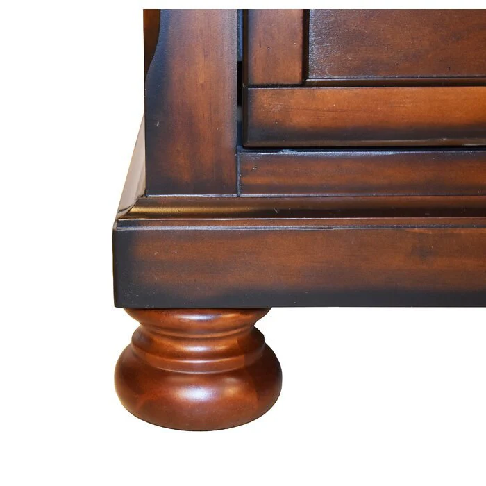 Baltimore 4 Pc king Bed Dark Walnut - Image 10