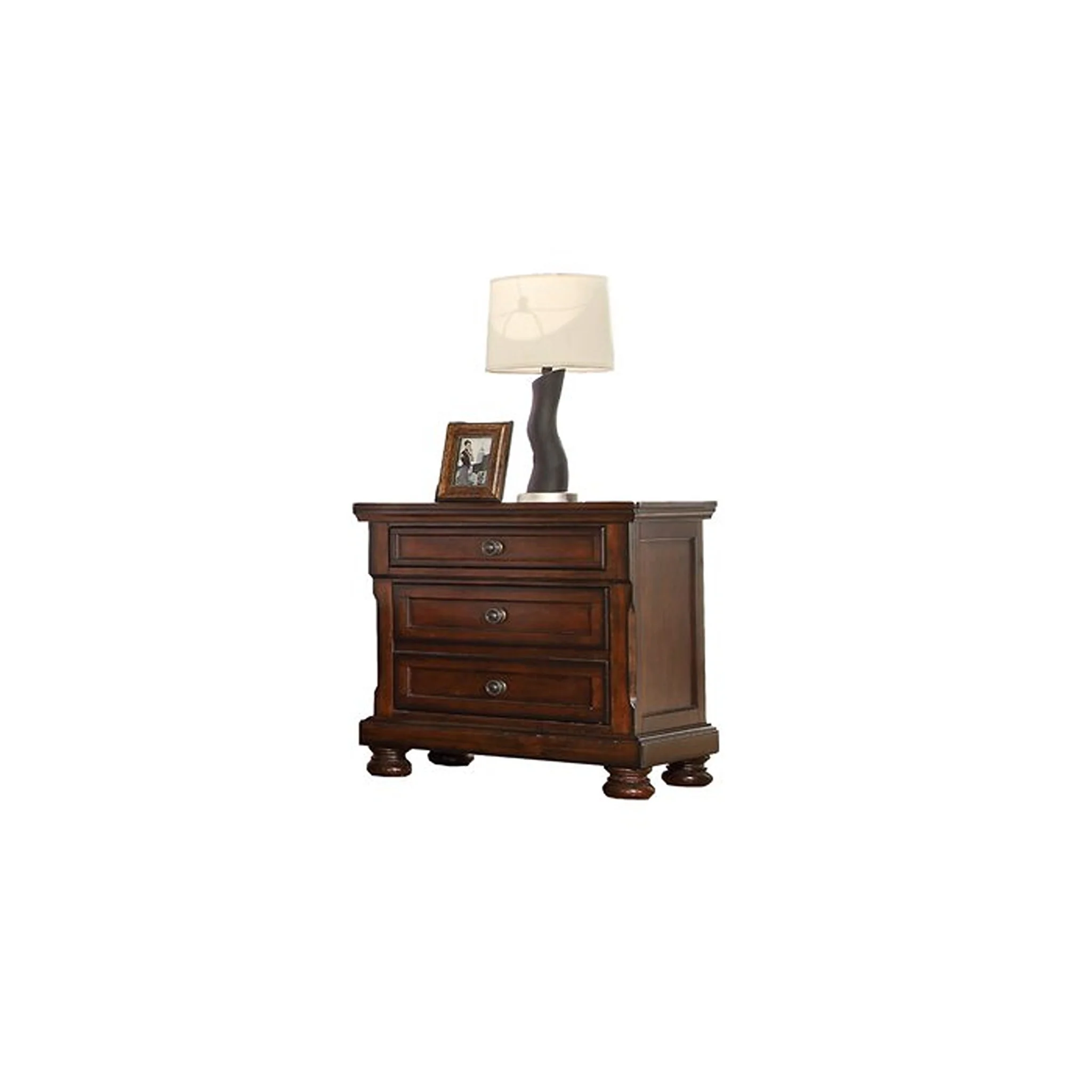 Baltimore 4 Pc Queen Bed Dark Walnut - Image 16