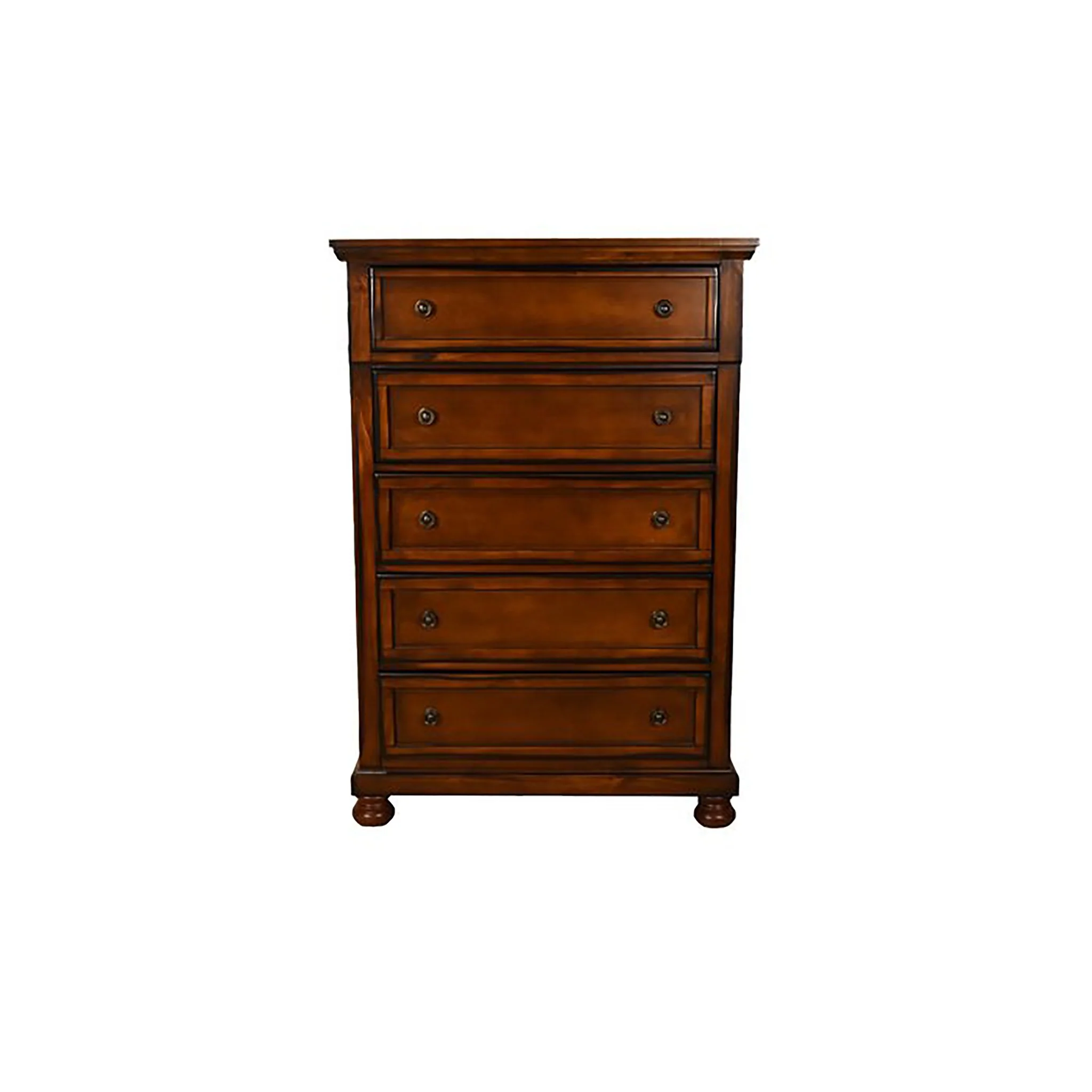 Baltimore 5 Pc king Bed Dark Walnut - Image 17