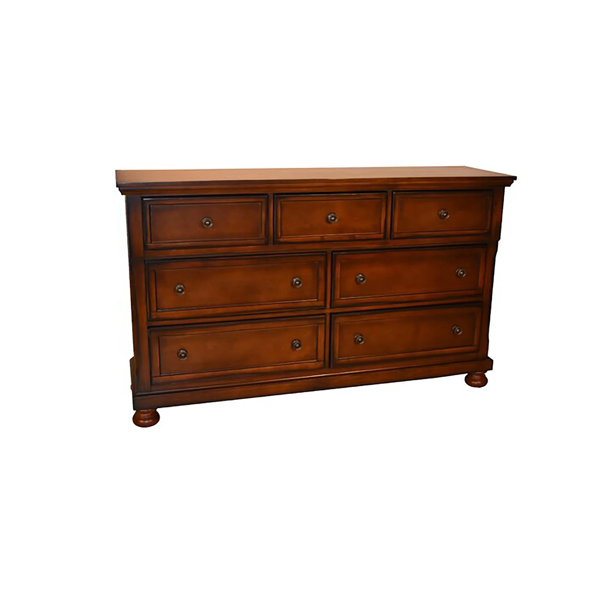Baltimore 5 Pc king Bed Dark Walnut - Image 9